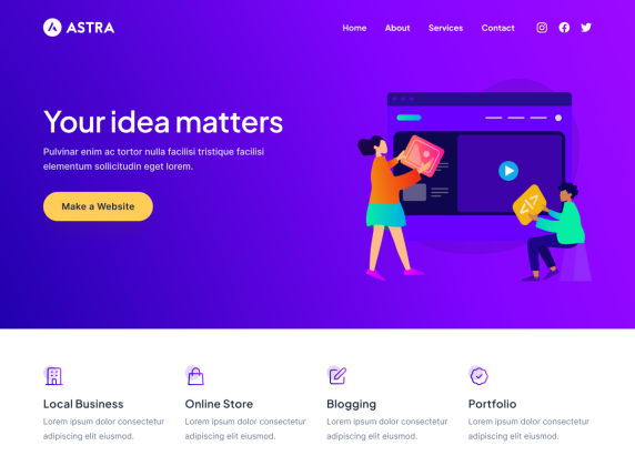 Astra best wordpress themes for blogs