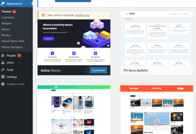 WordPress theme