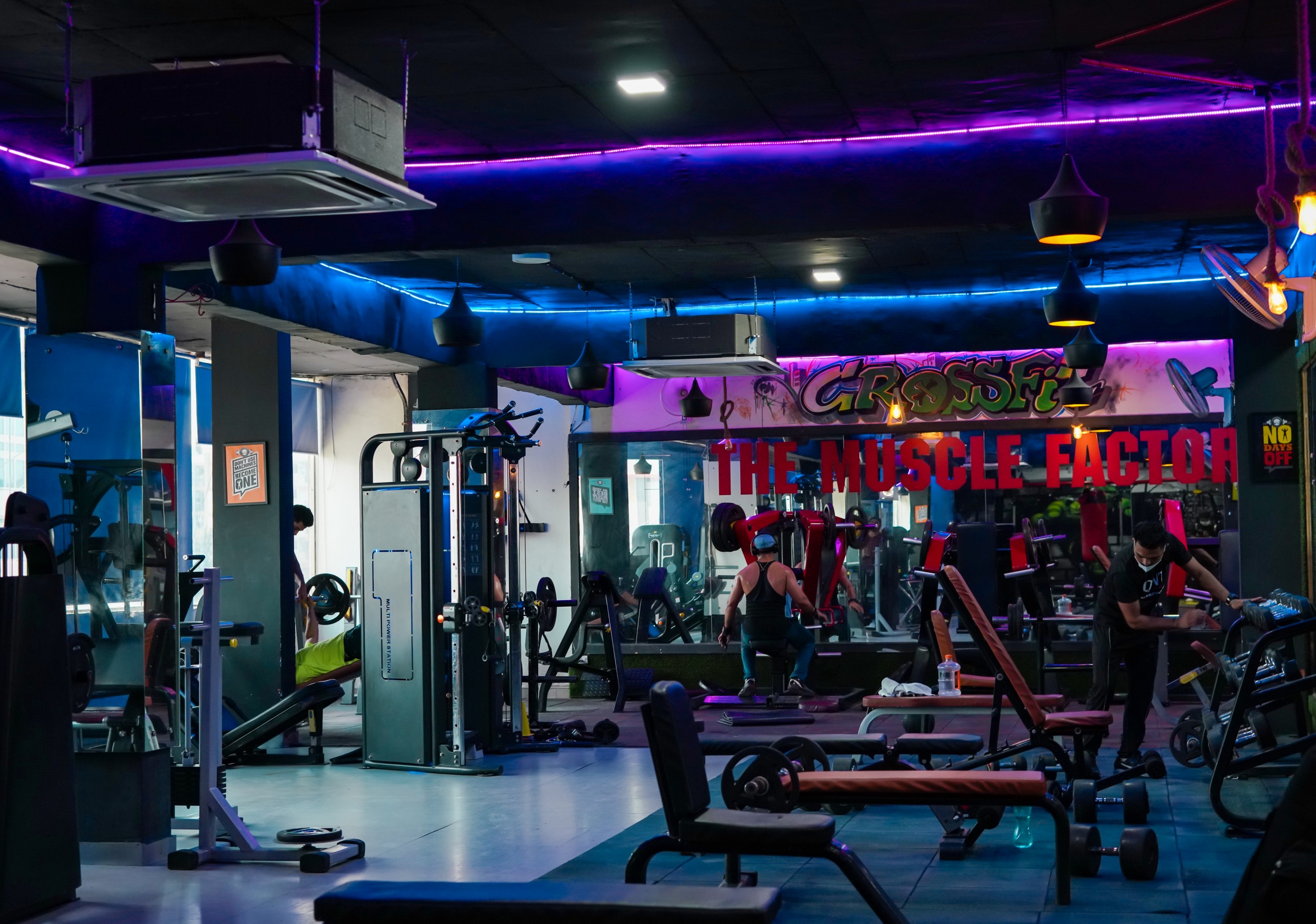 Gym interior and Equipment