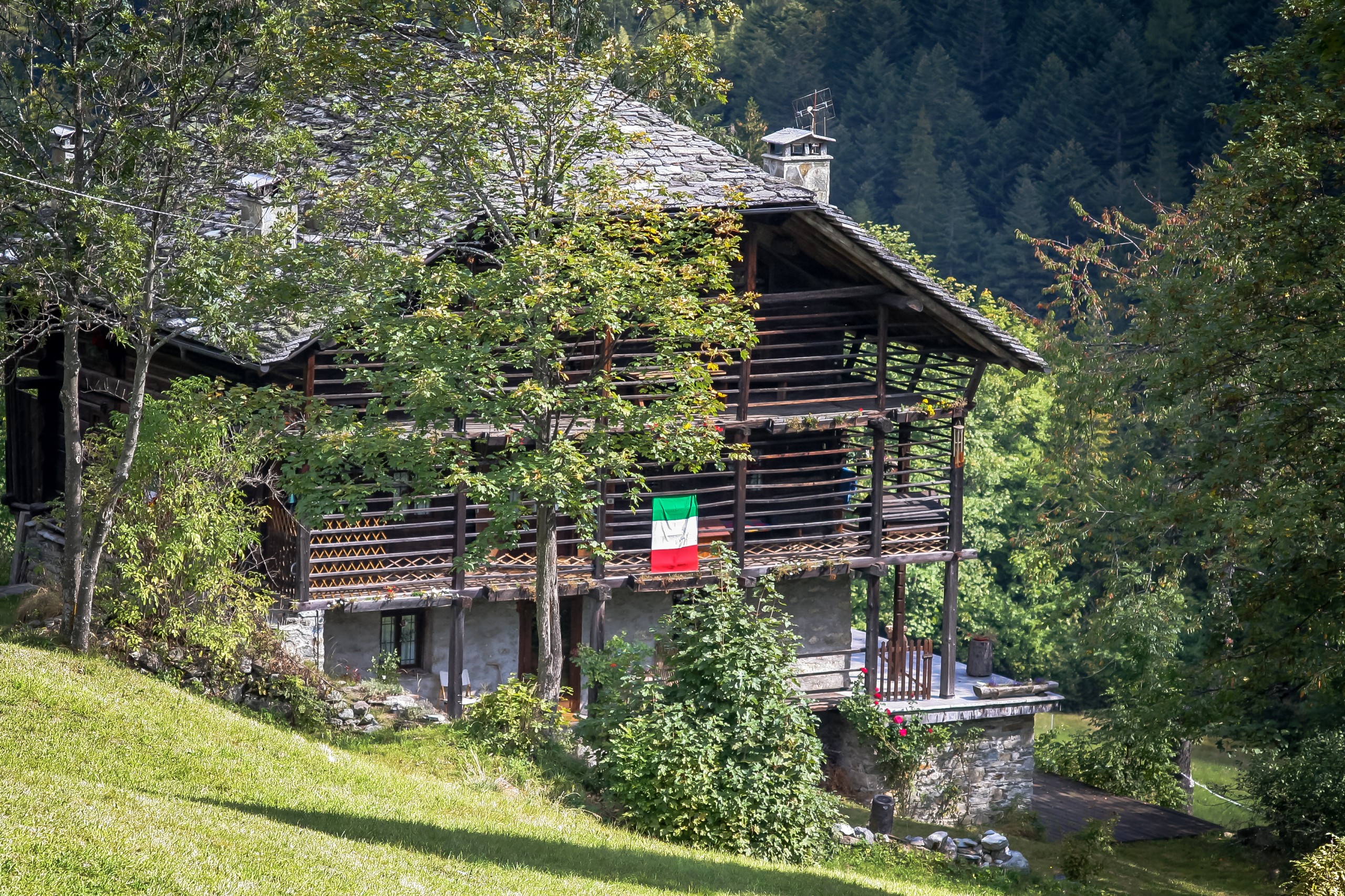 A Wooden House in Alagna Valsesia