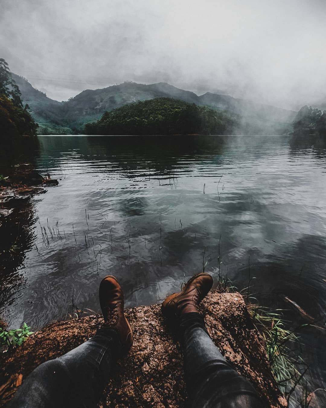 Boots in the Lake