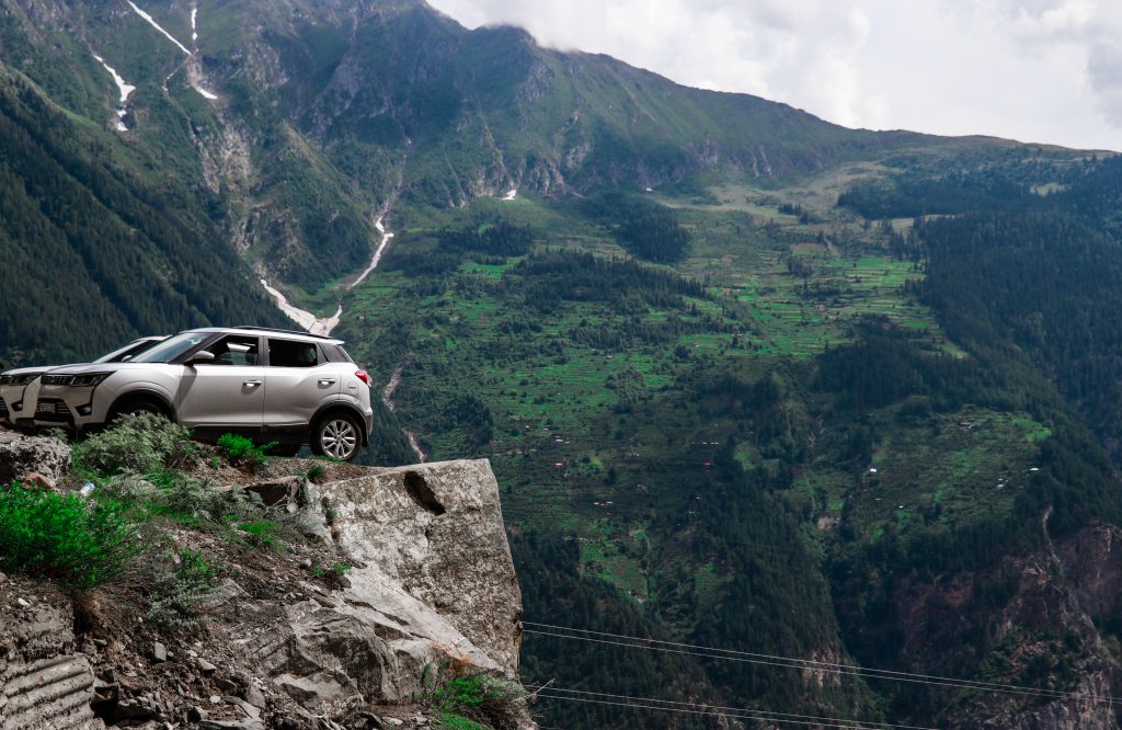 Car Parking and mountains PixaHive