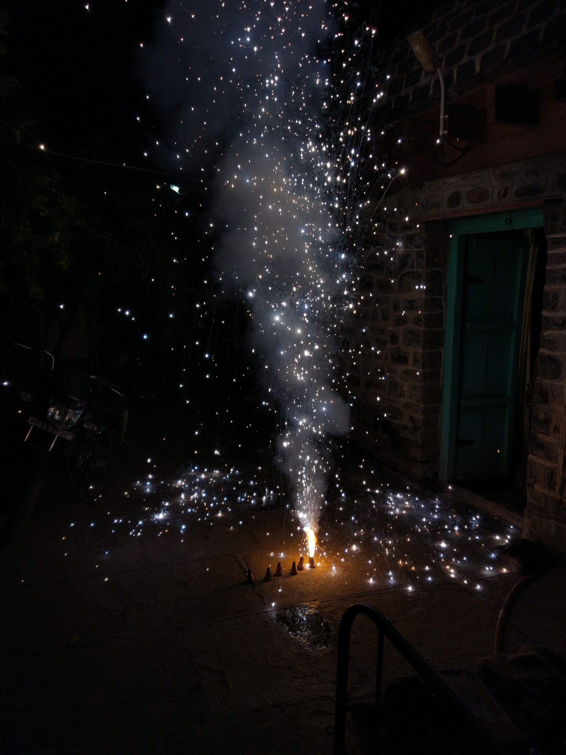 Firecrackers in Diwali