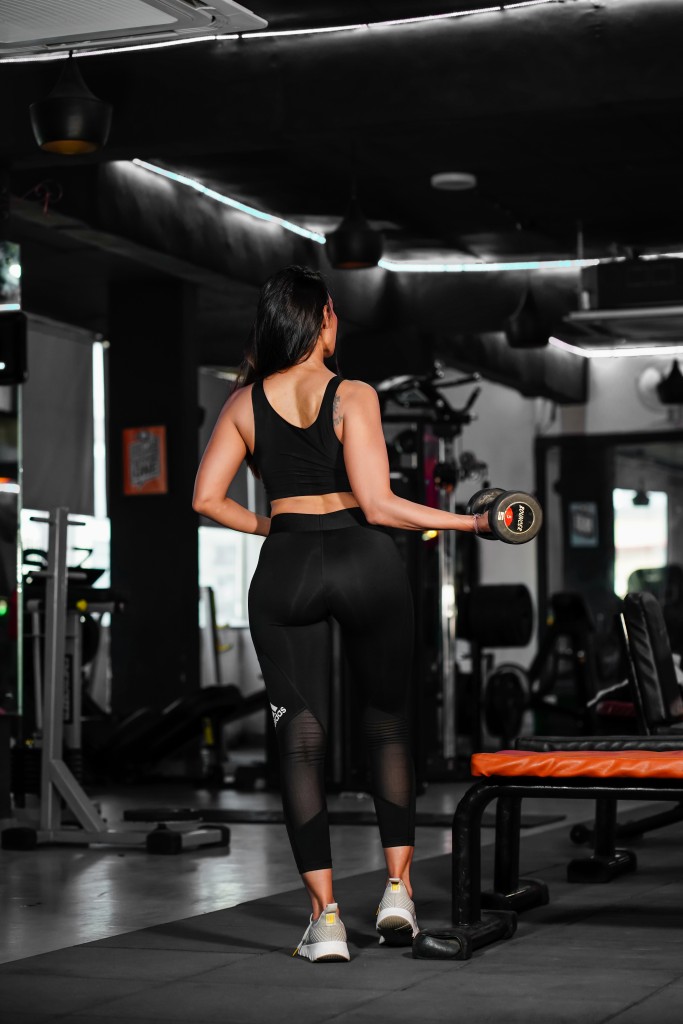 Fitness female model in gym - PixaHive