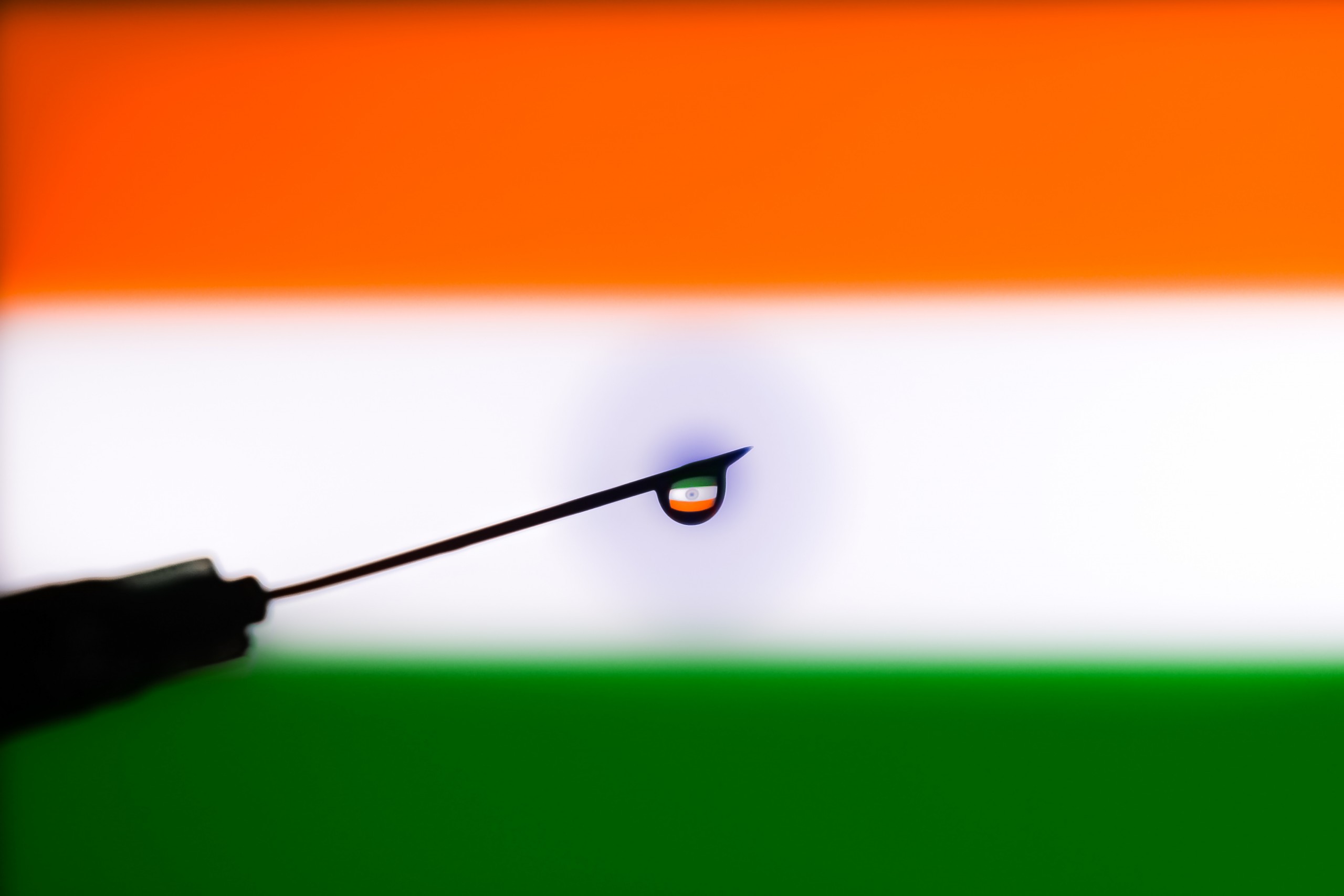 Indian Flag with filter