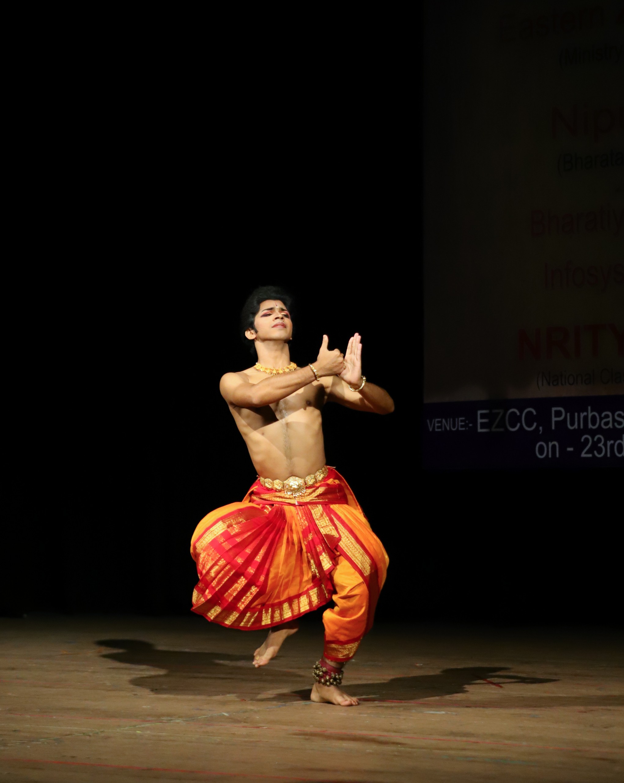 Man doing a Traditional Dance