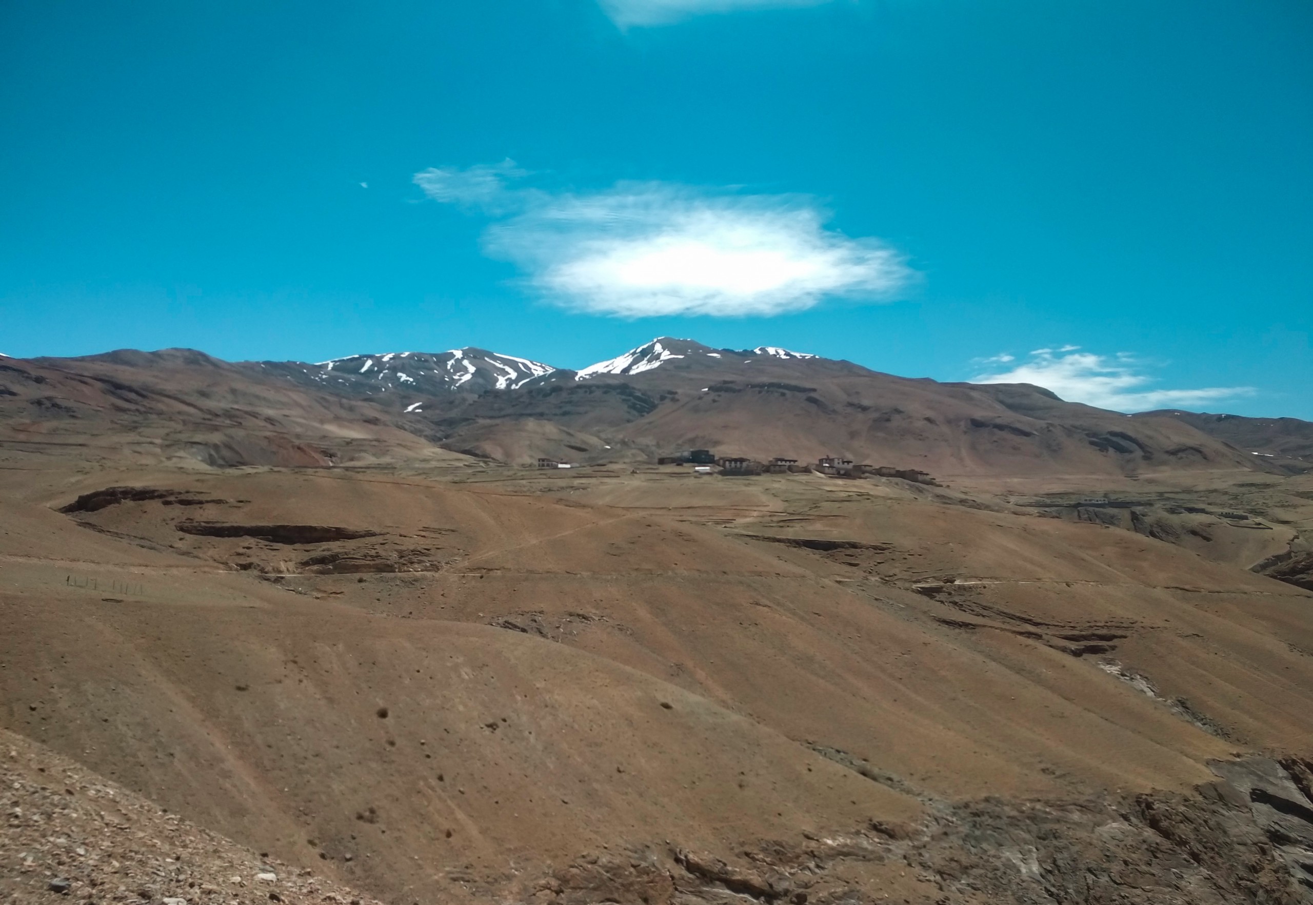 Mountain and Sky in Spiti Valley