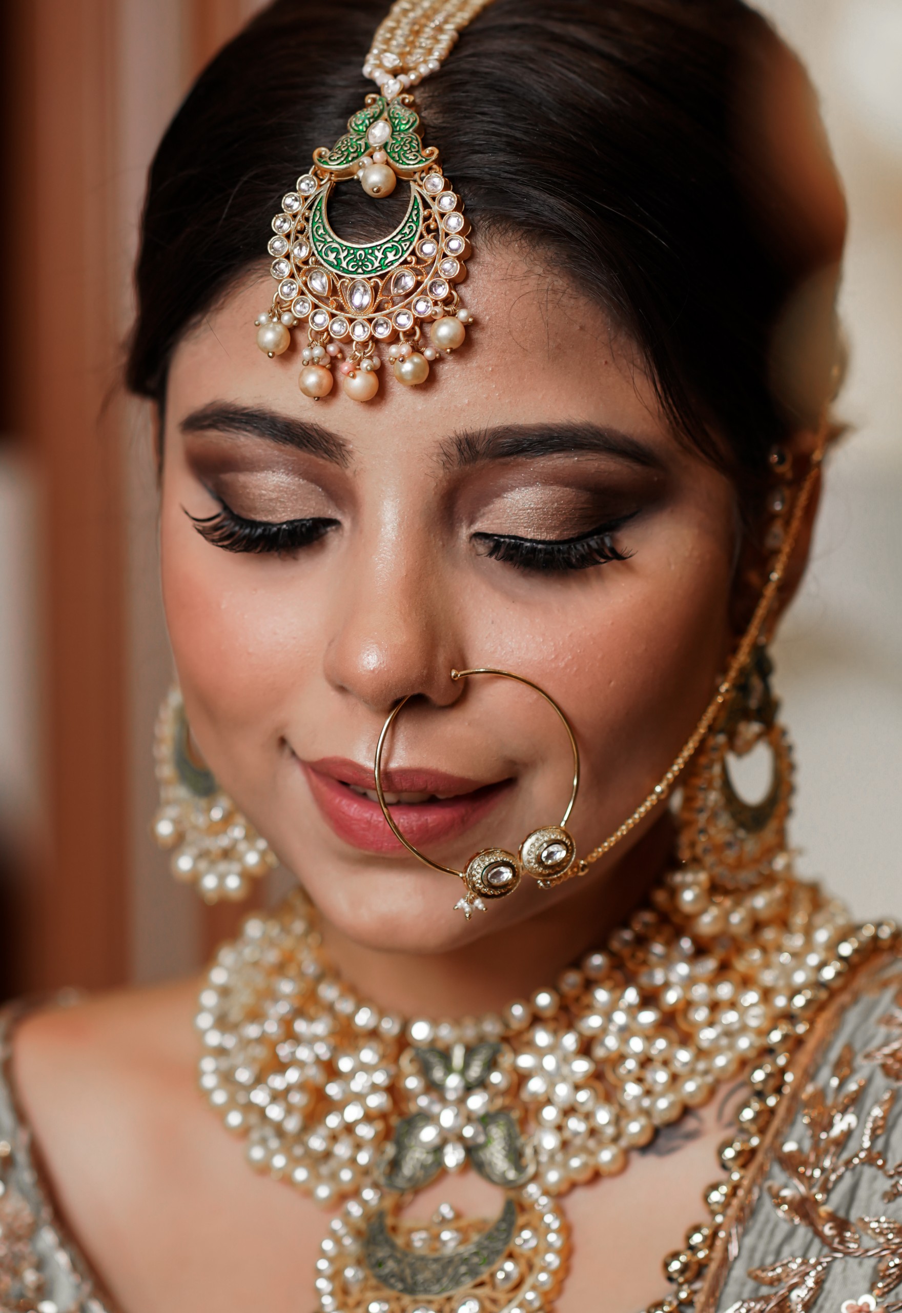 Portrait of a beautiful female Indian model