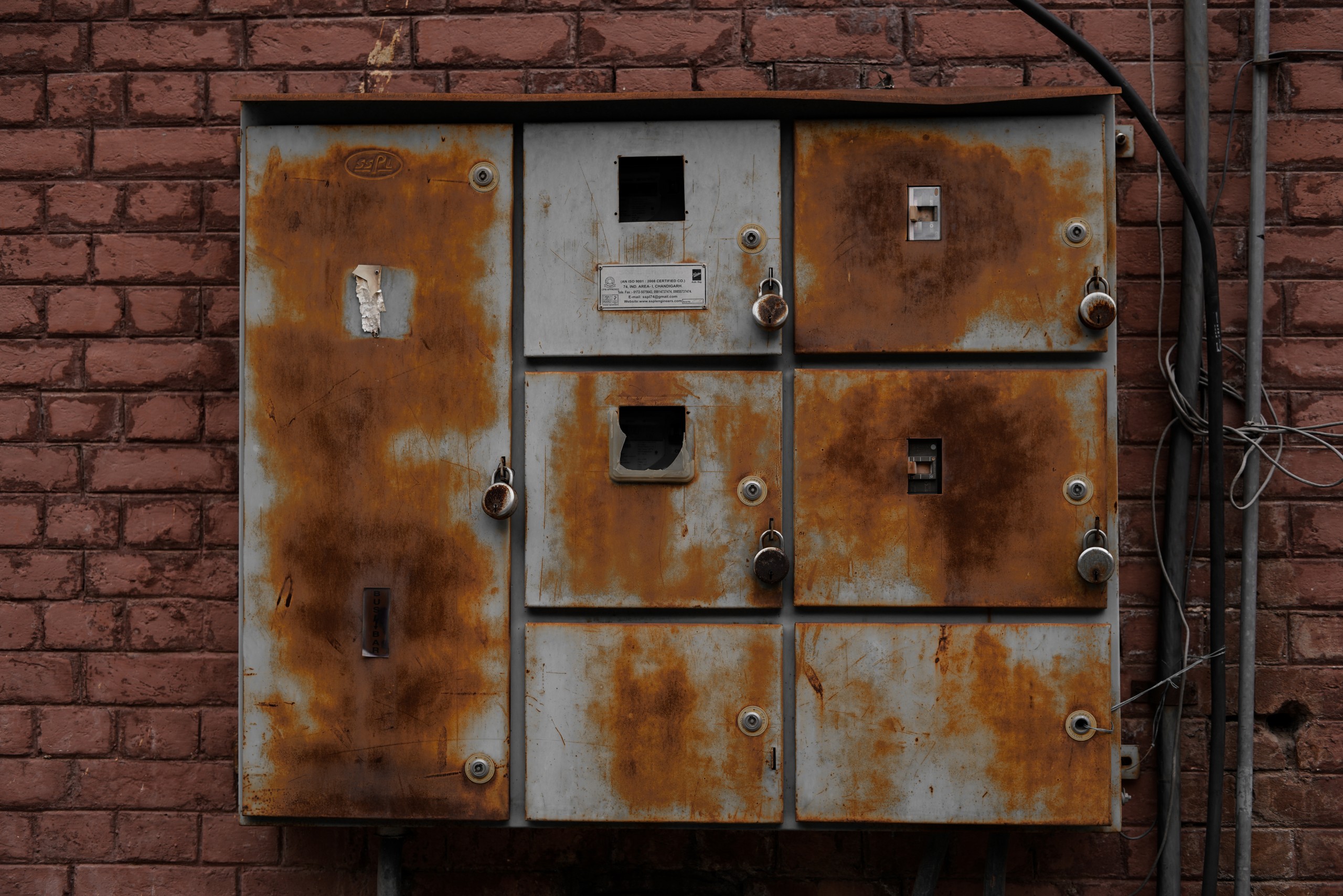 Rusted Electric Meter Box