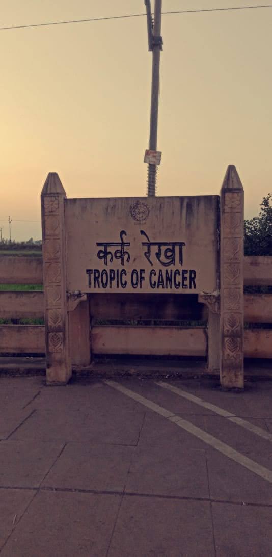 Tropic of cancer in India