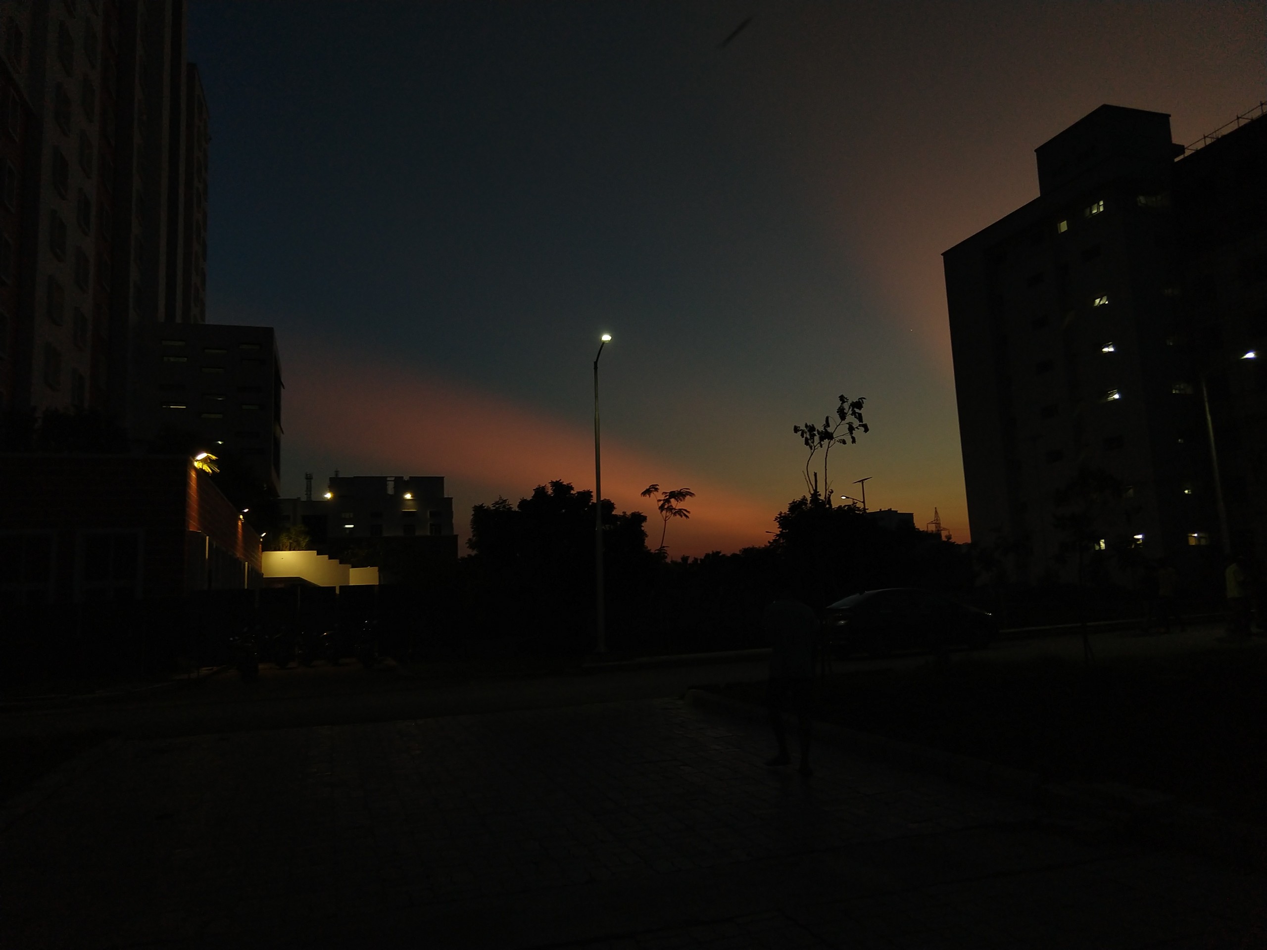 Twilight in the city