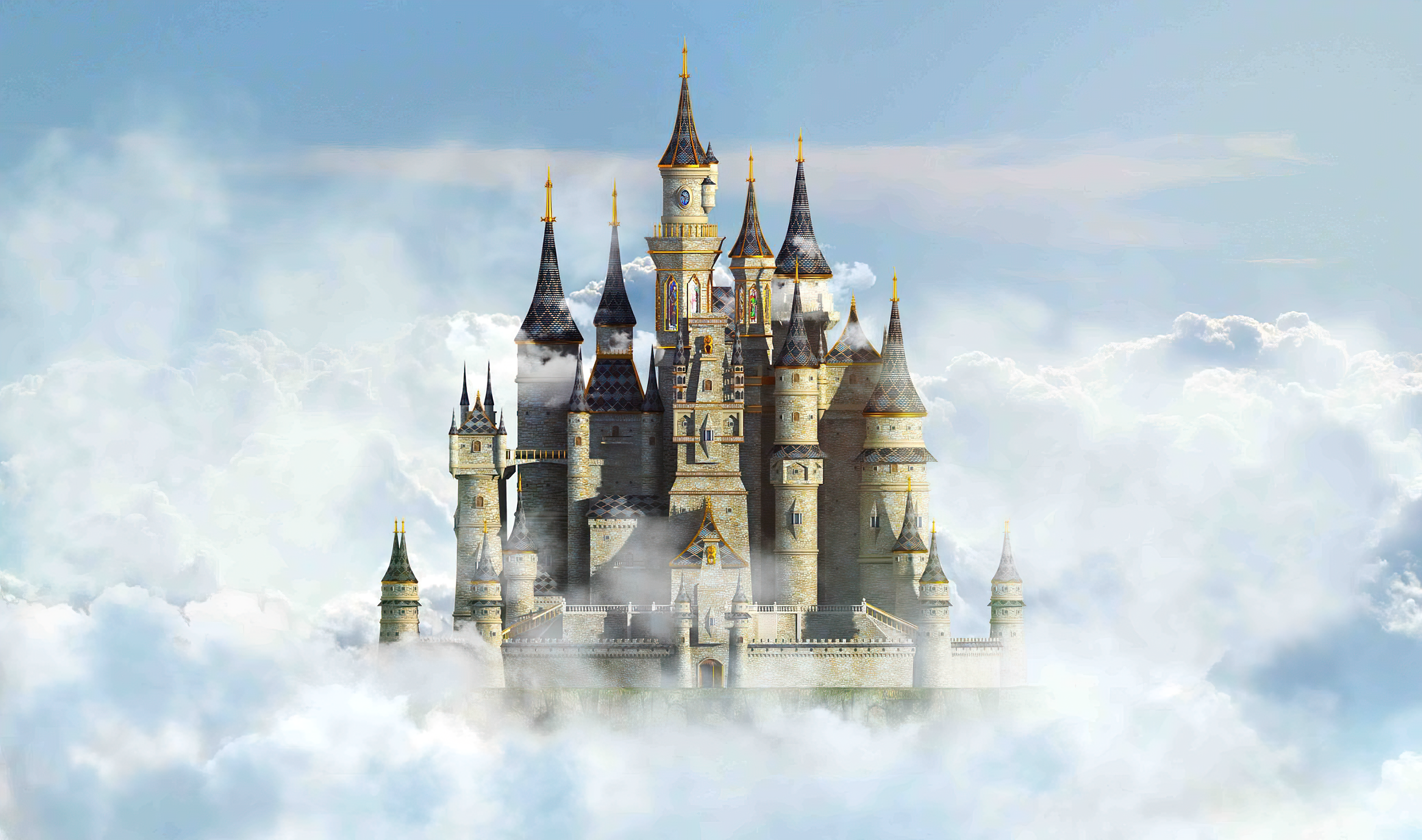 3D Model of a Castle in the Sky