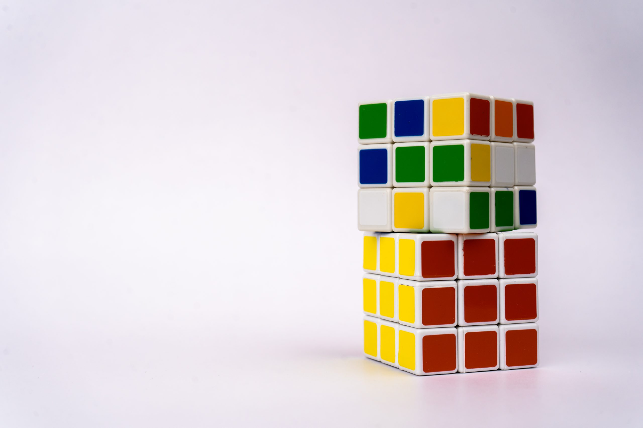2 Rubik cubes