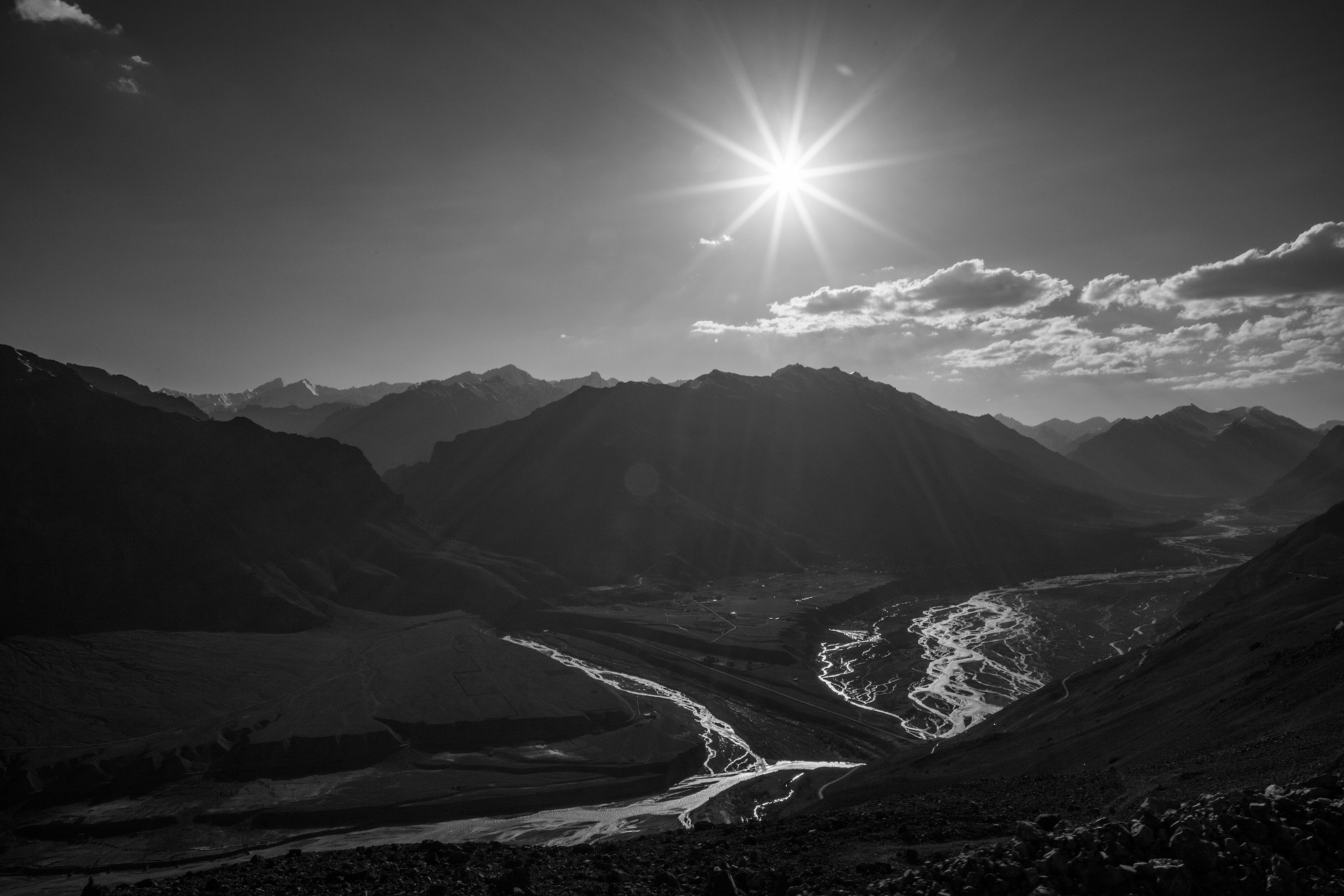 A mountain range in Spiti