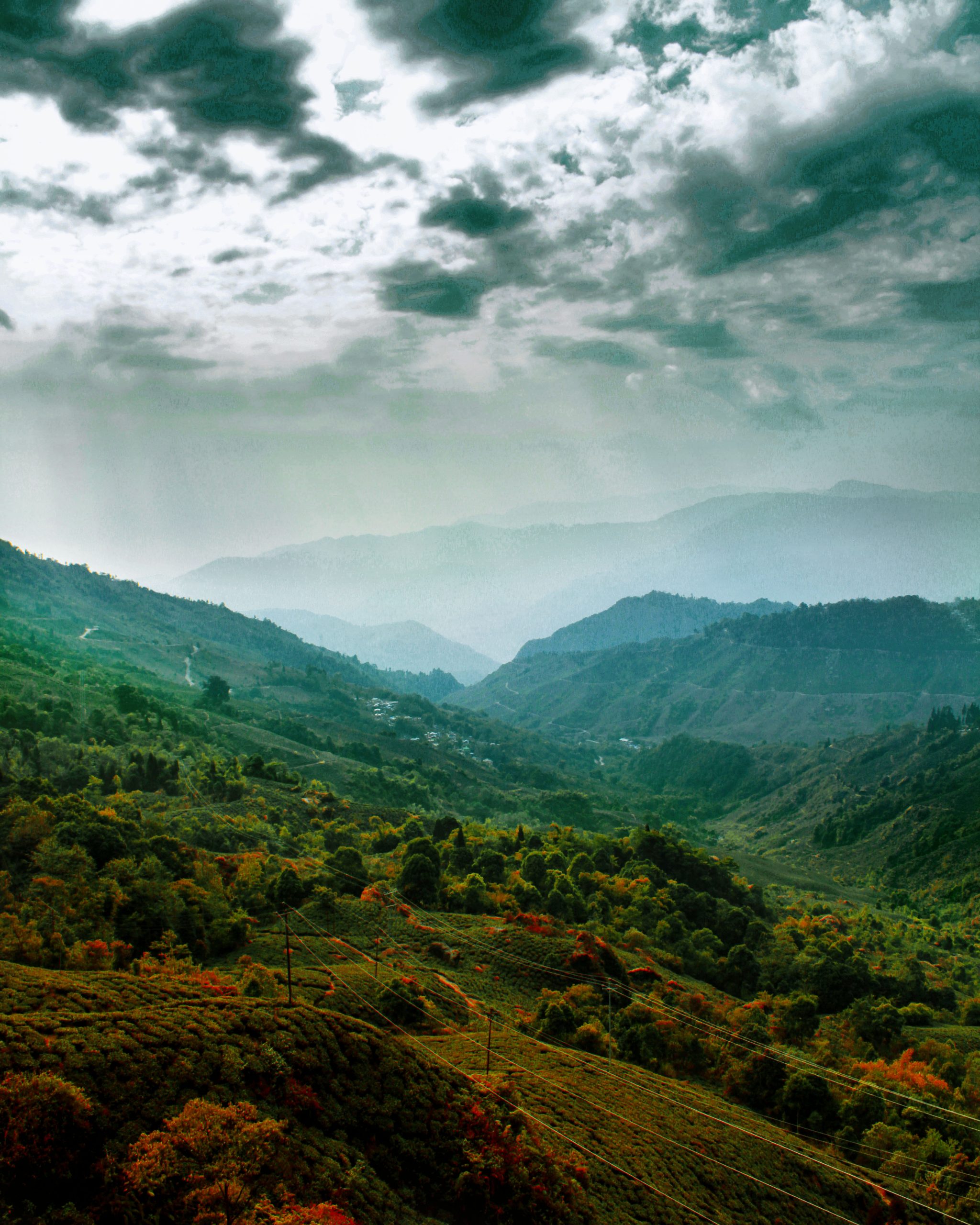A beautiful Valley of Kurseong, West Bengal