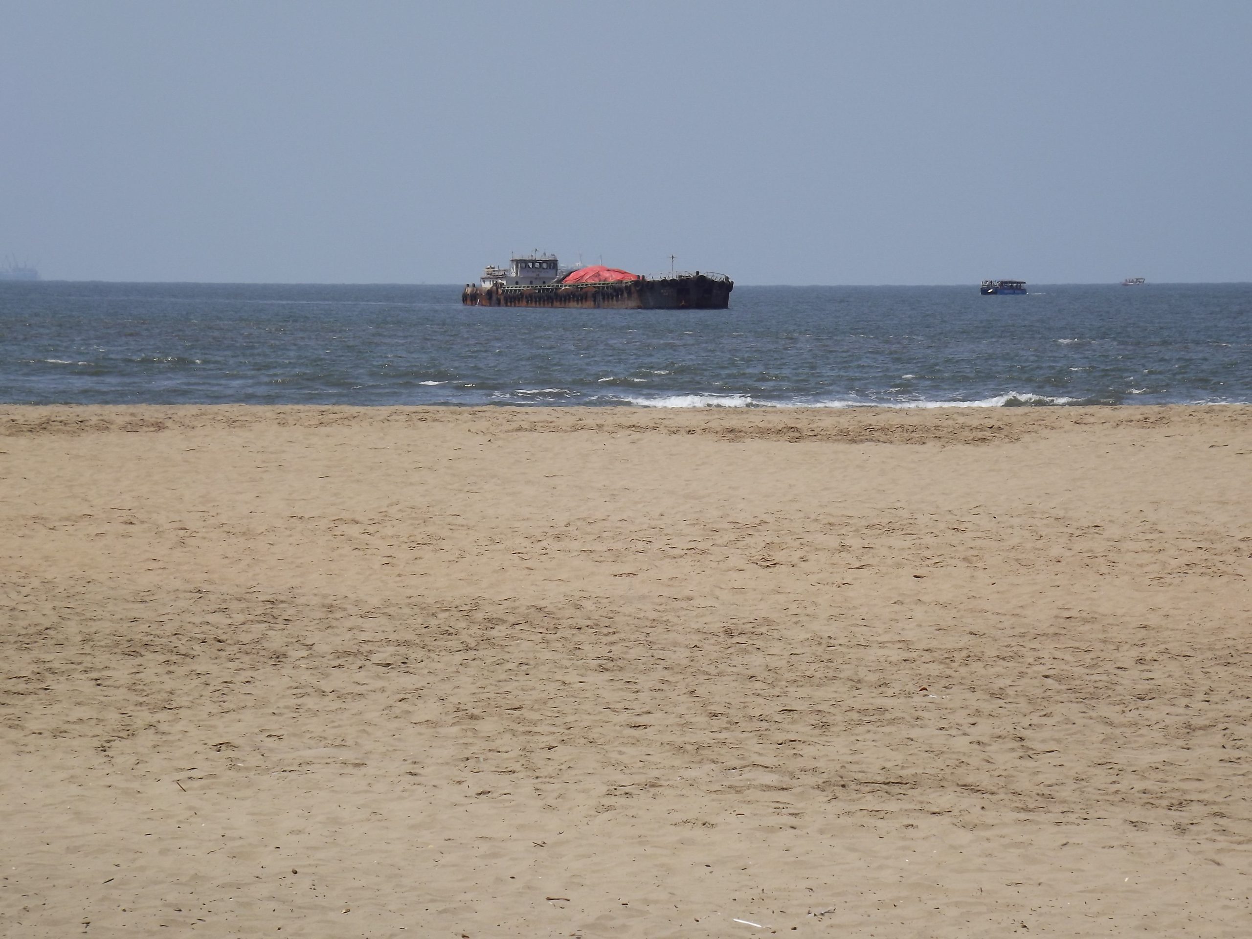 A ship in Goa sea