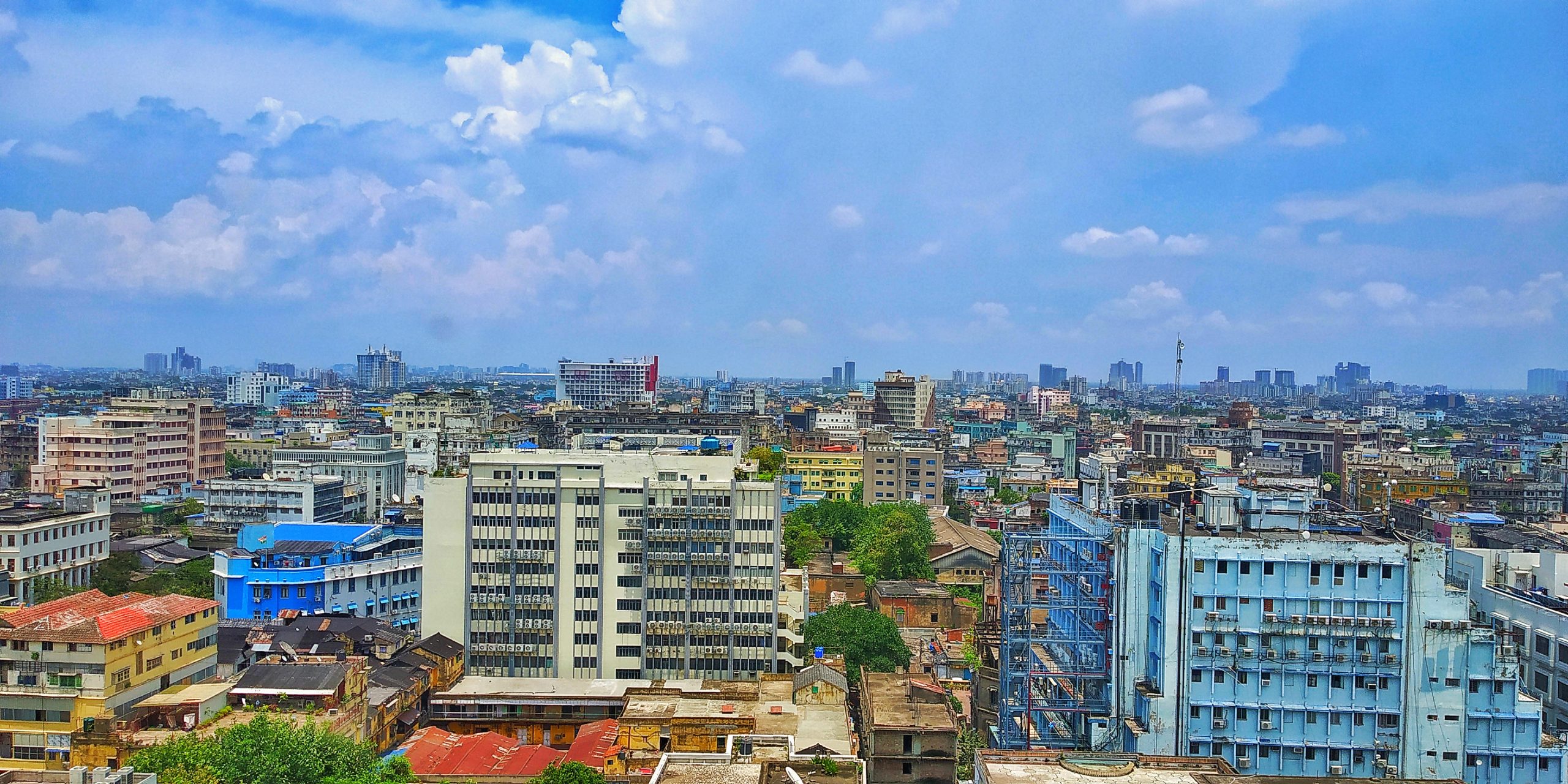 A view of Kolkata city