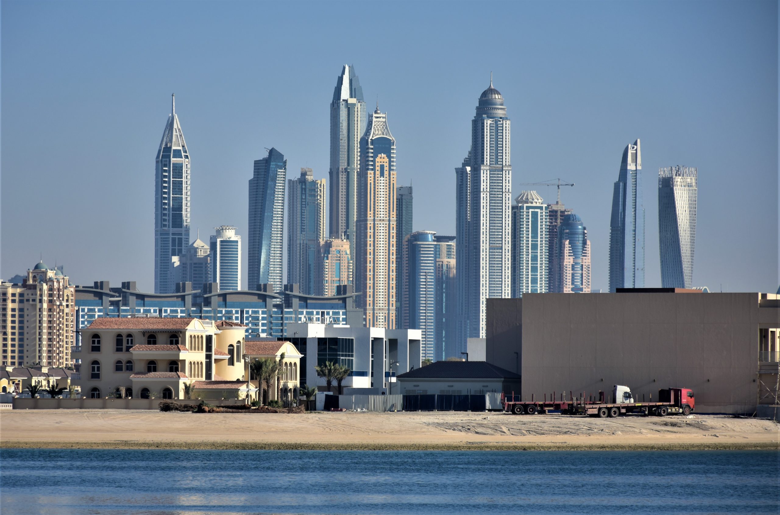 Tall buildings in Dubai