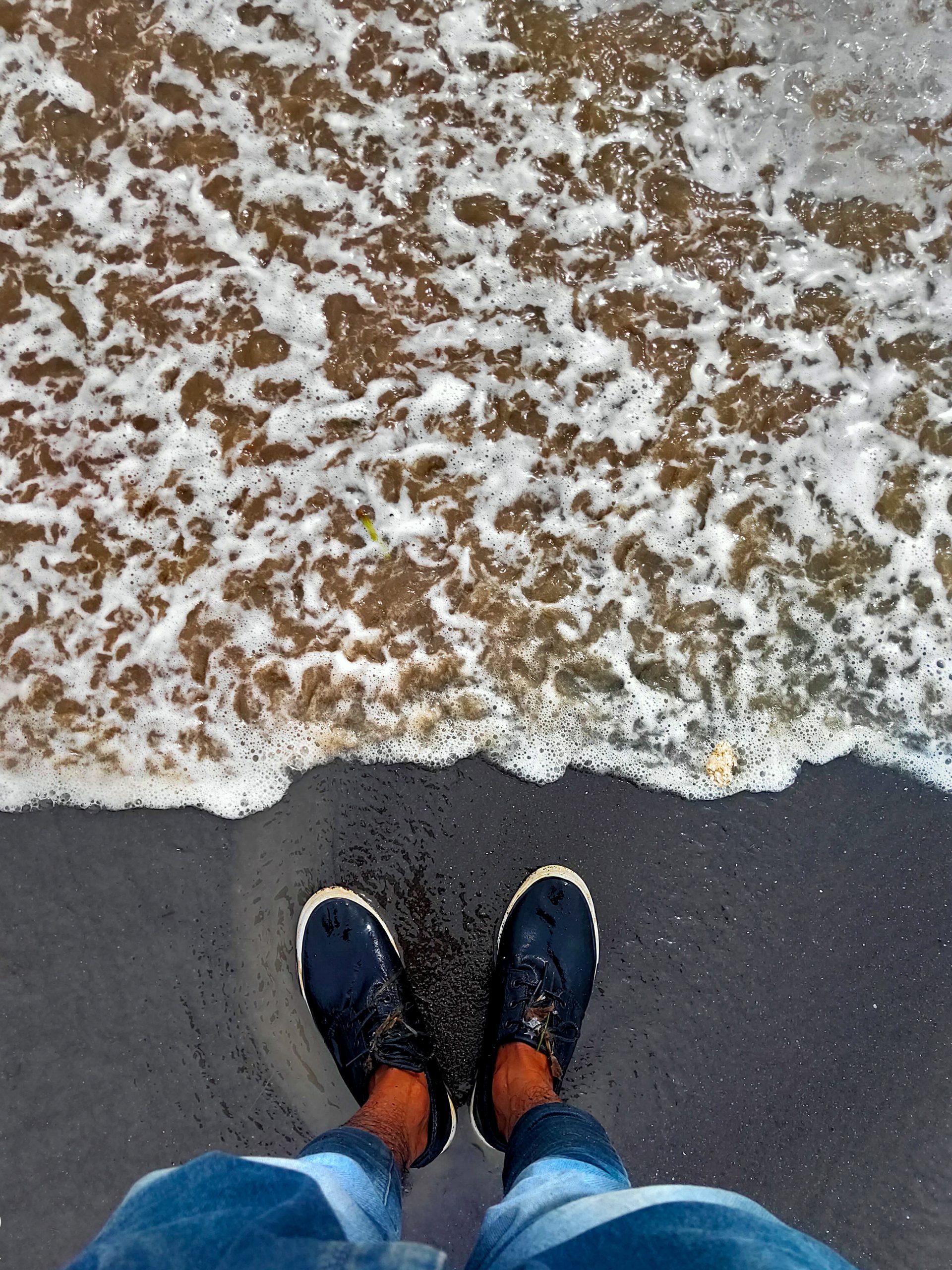 Standing at Beach