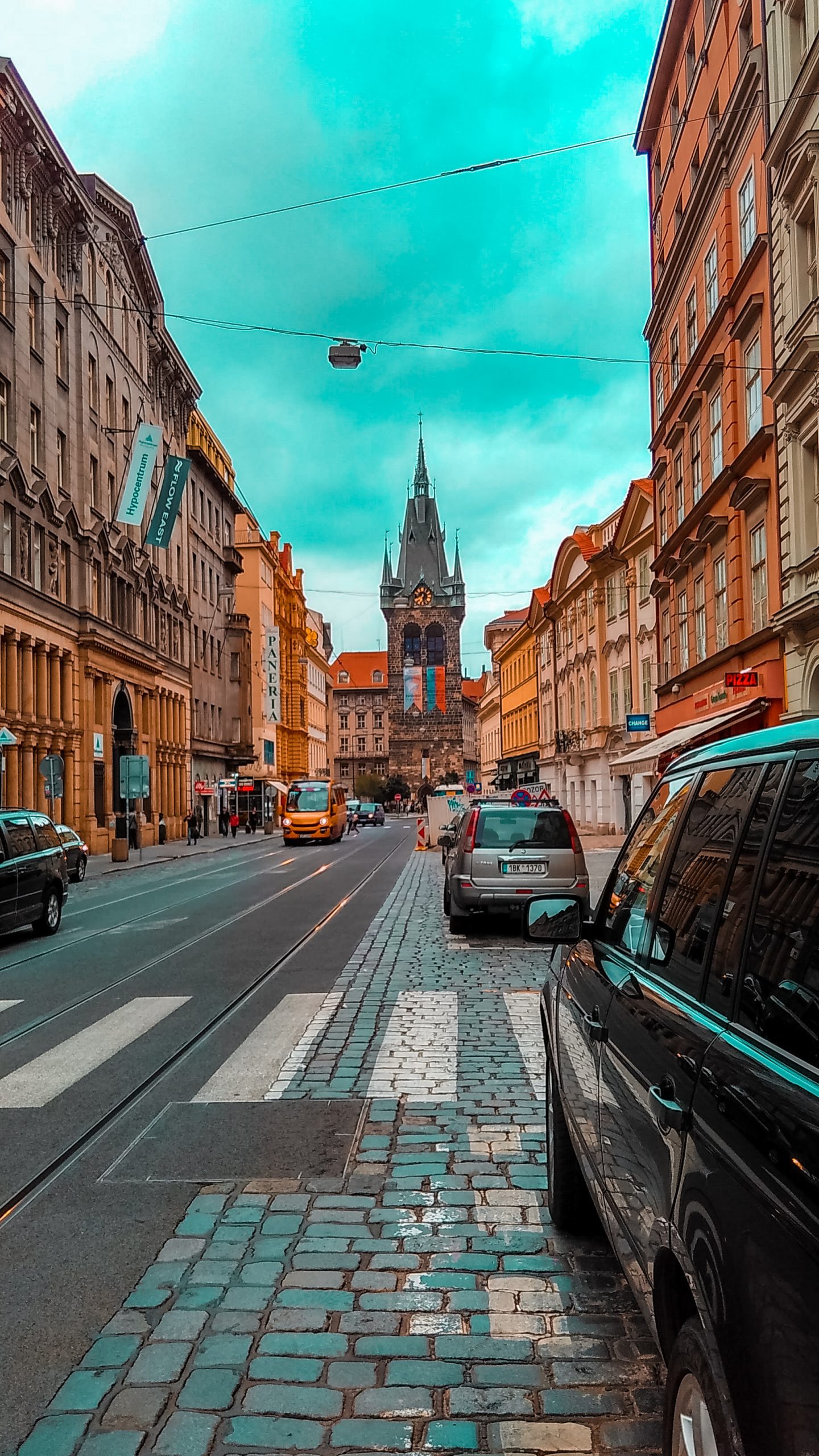 Beautiful street of Prague