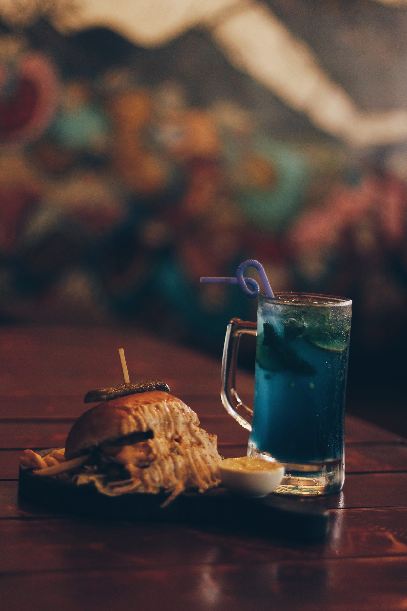 Burger and a Cocktail