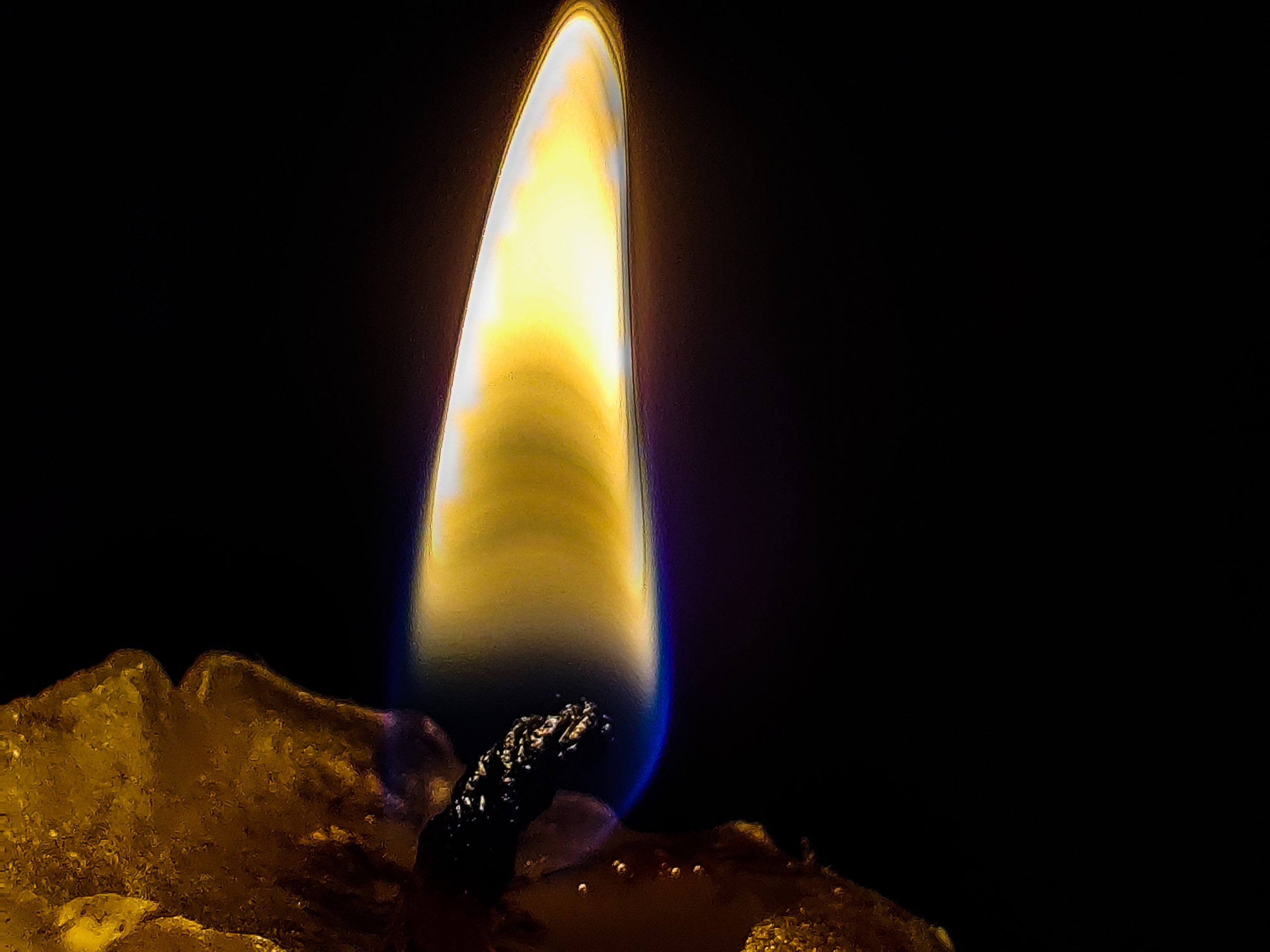 Flame of an oil lamp