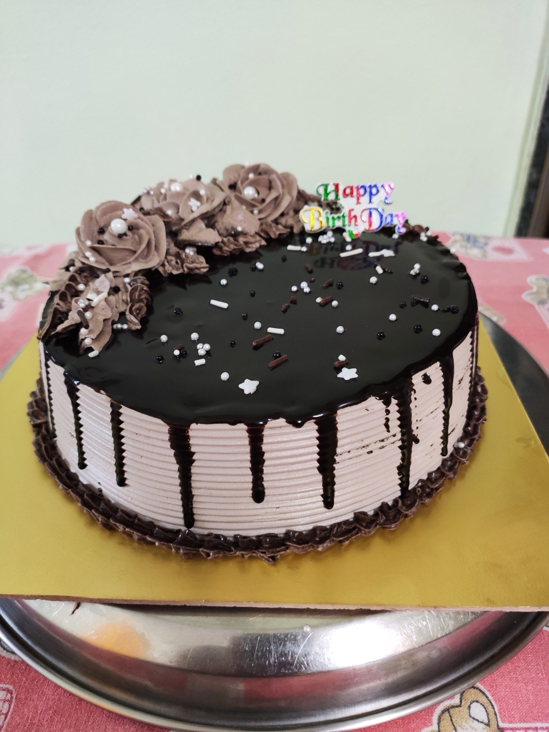 A birthday cake