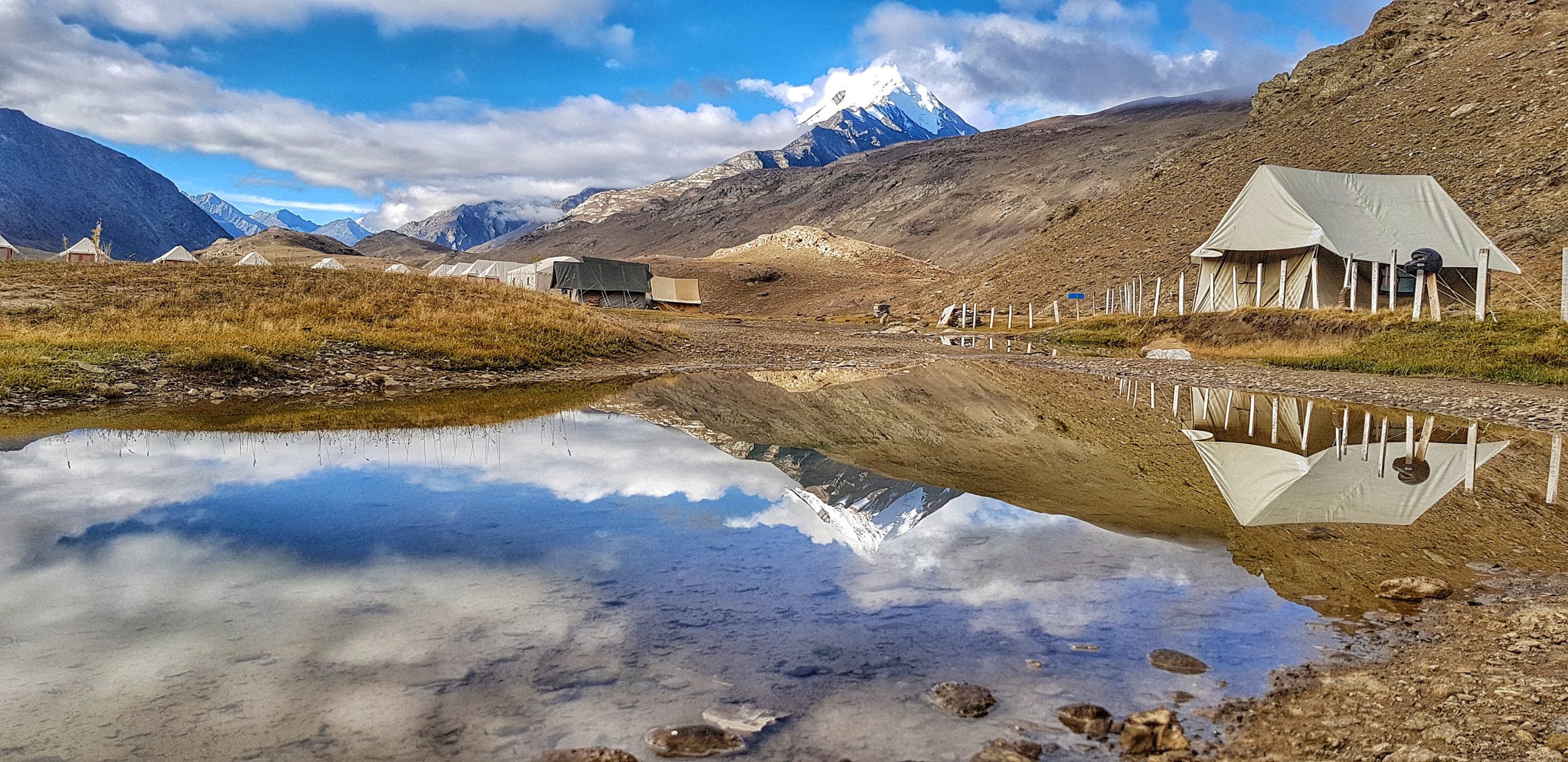 Camping in the Himalayas