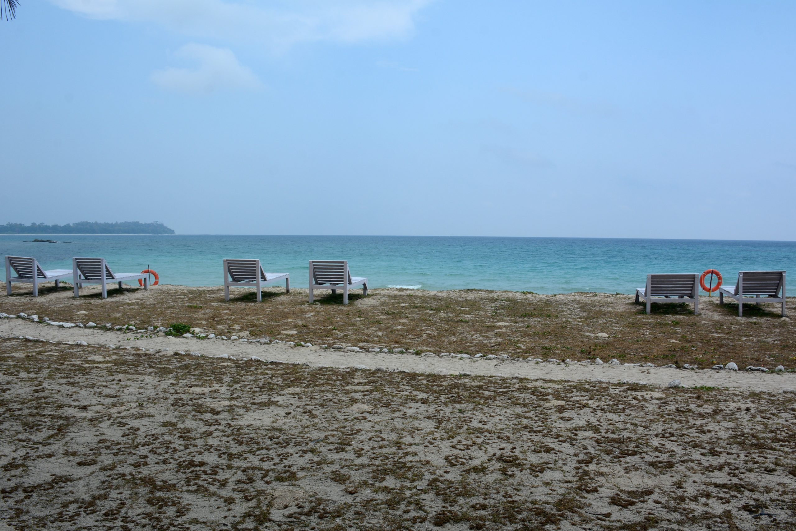 Chairs on a beach