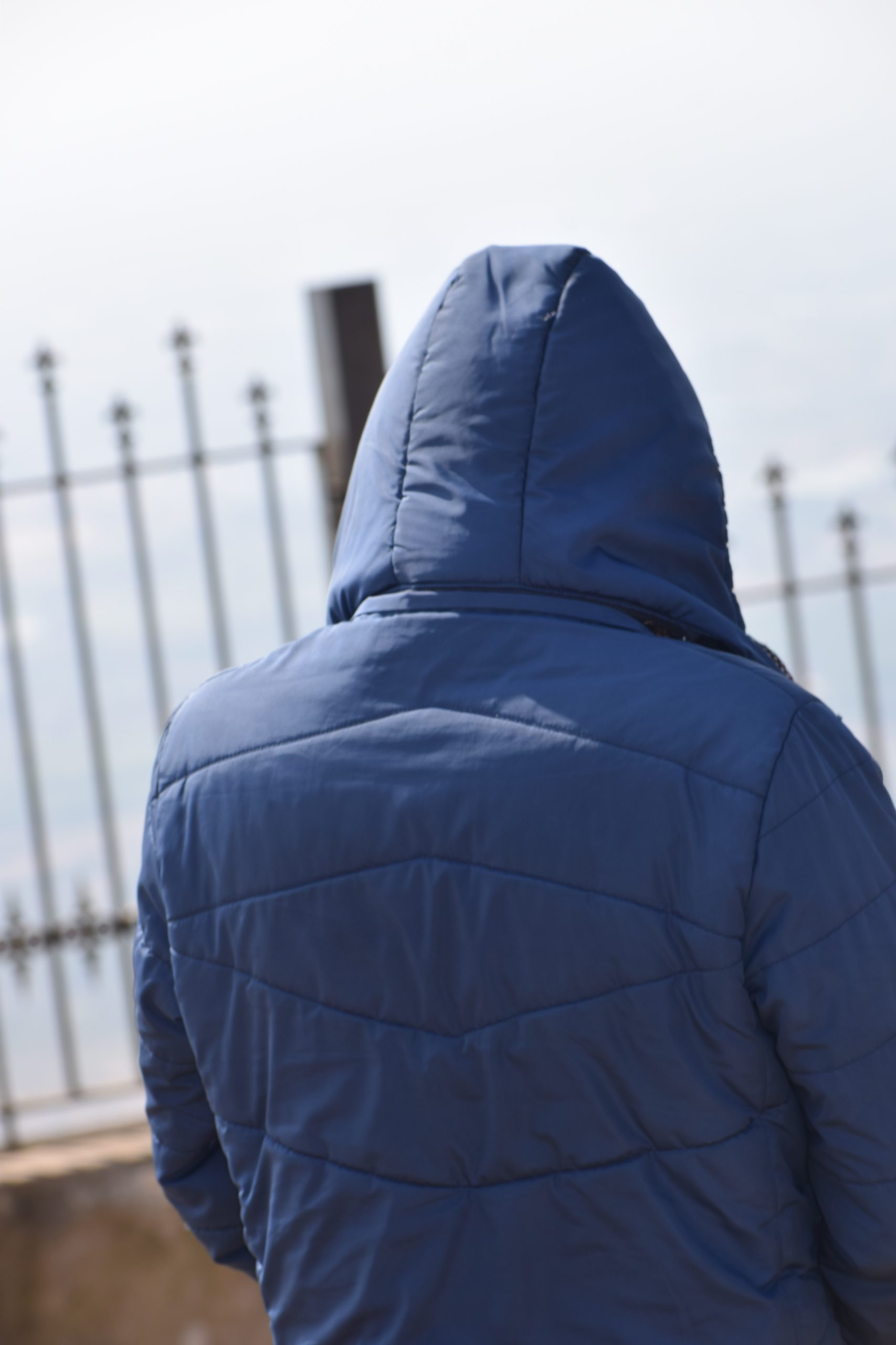 Person wearing a coat