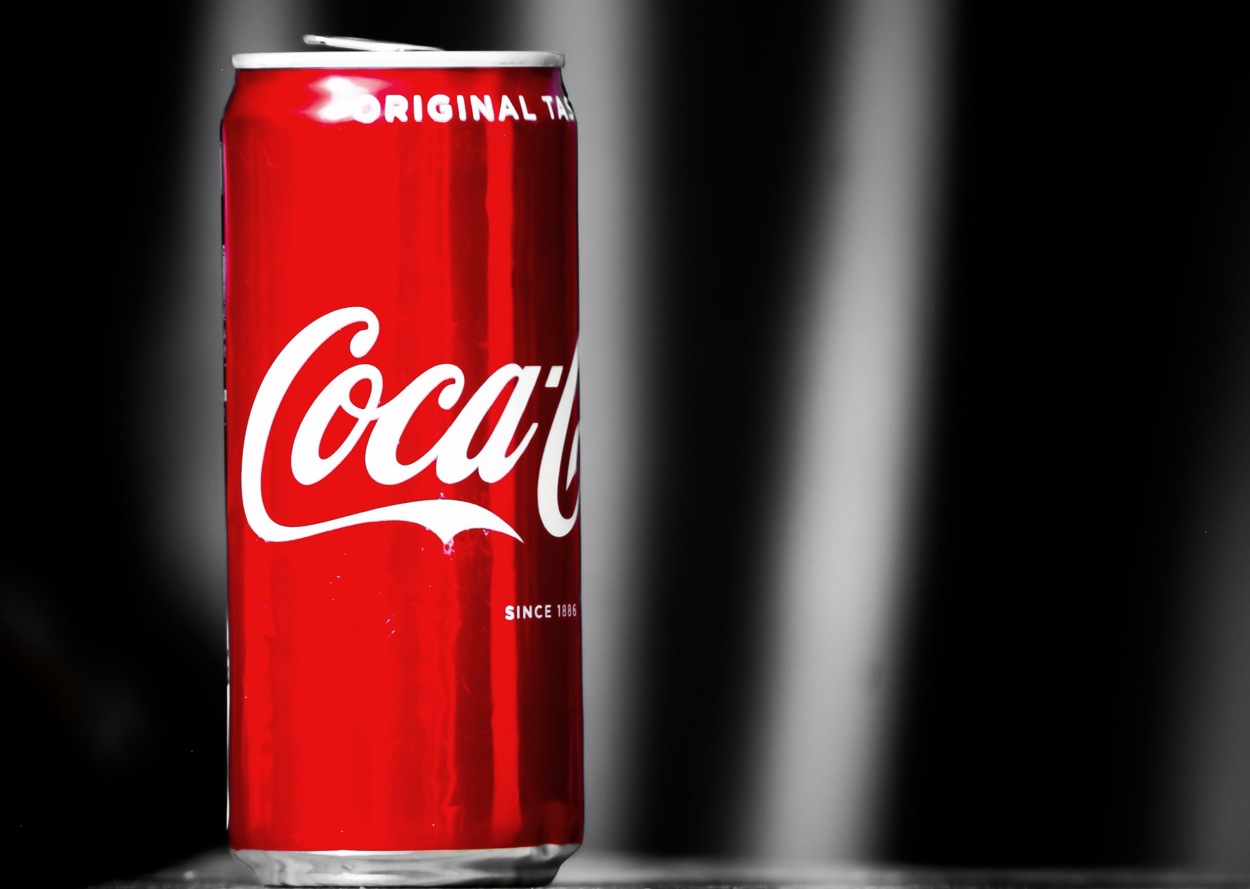 Coca Cola soft drink can