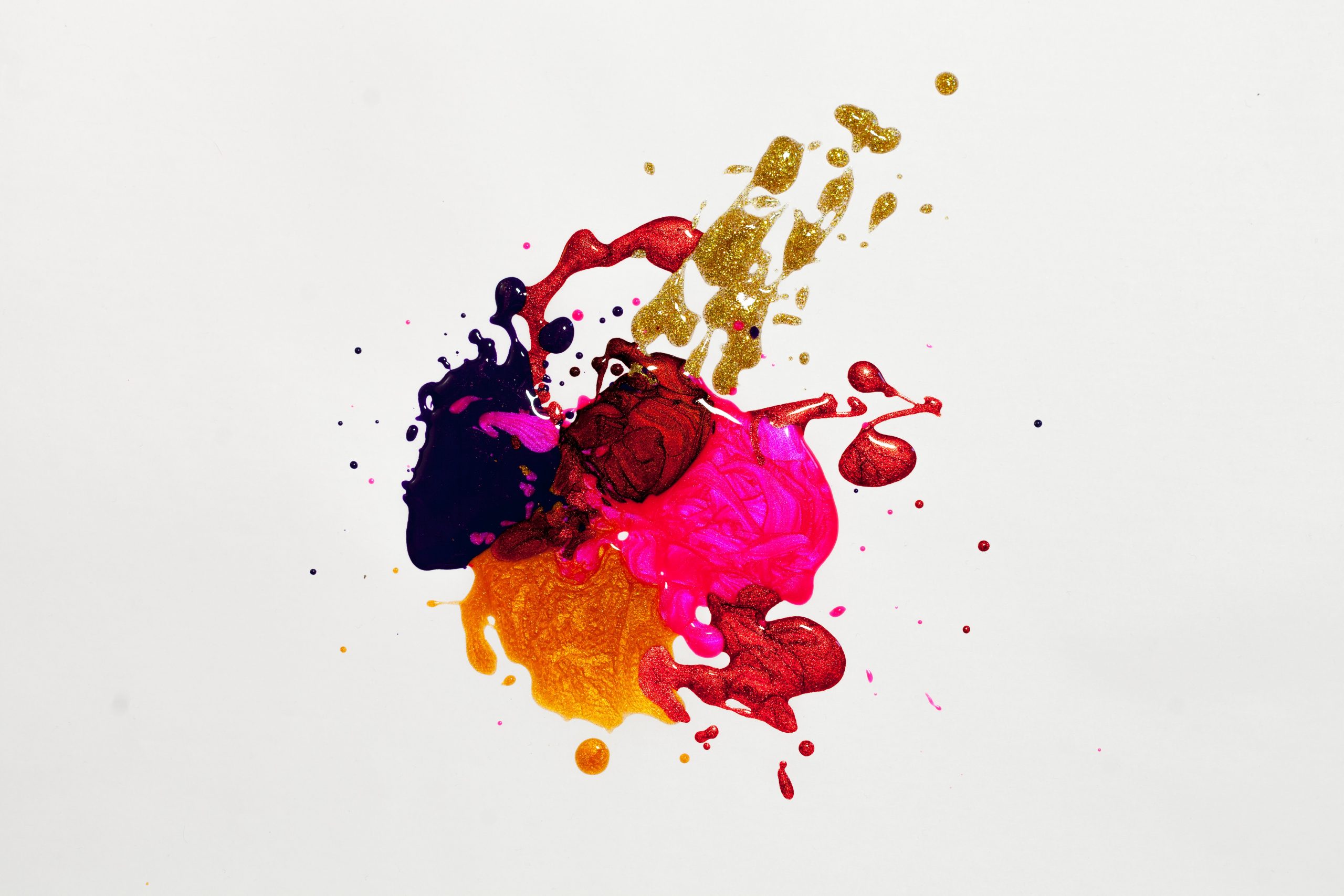 Snap of a splash color art