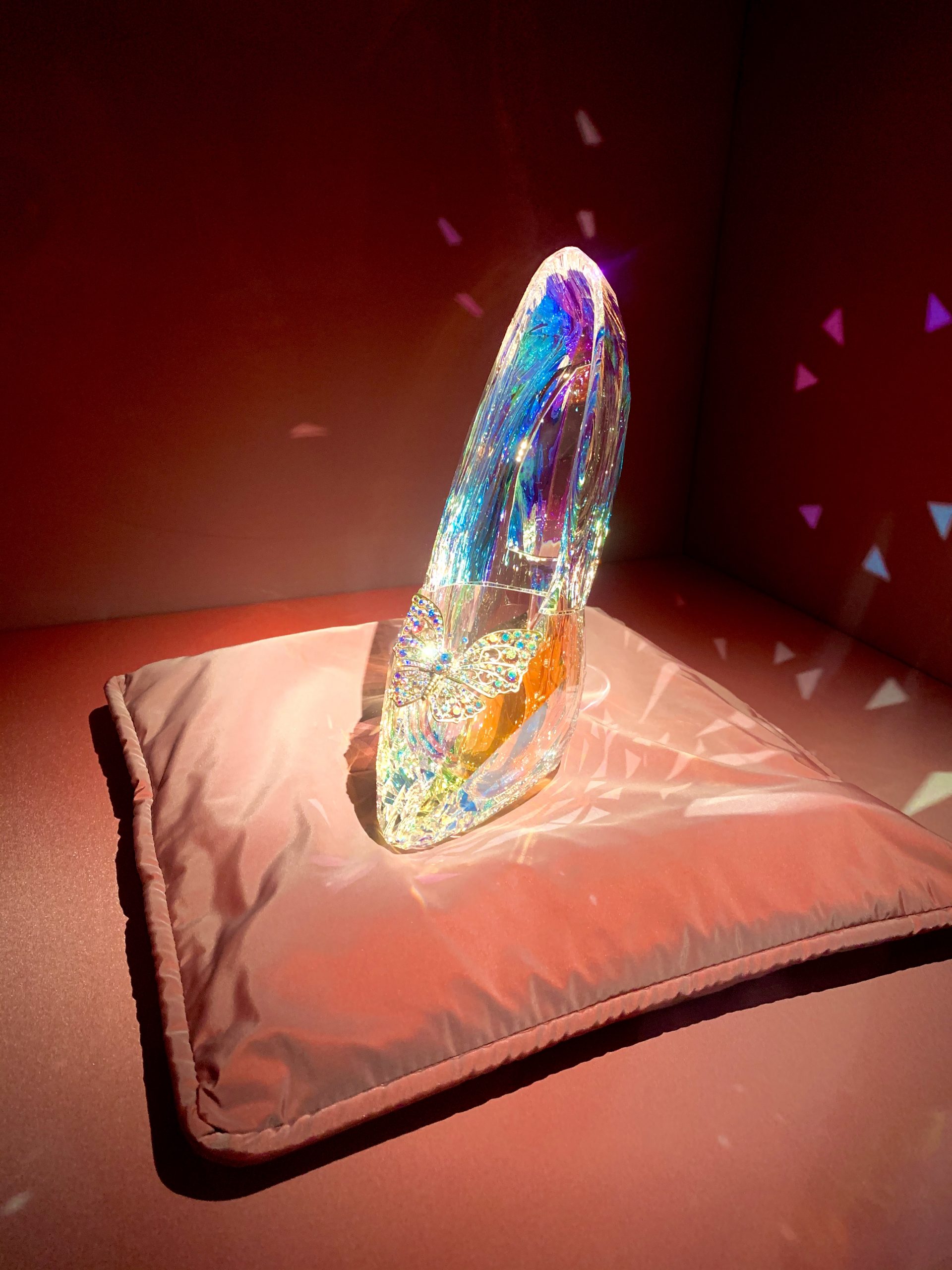 Crystal Shoe in a Pillow