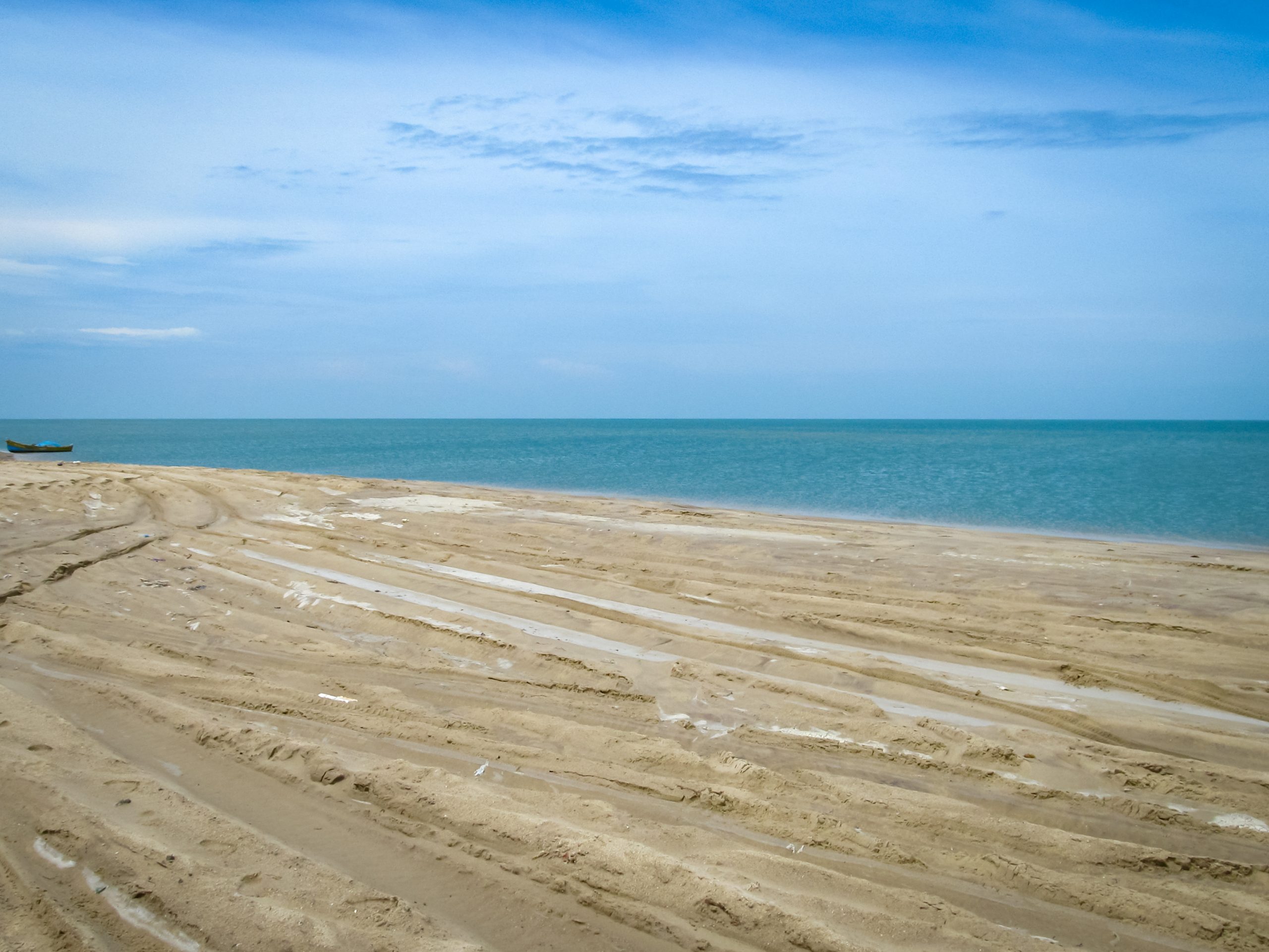 A calm beach