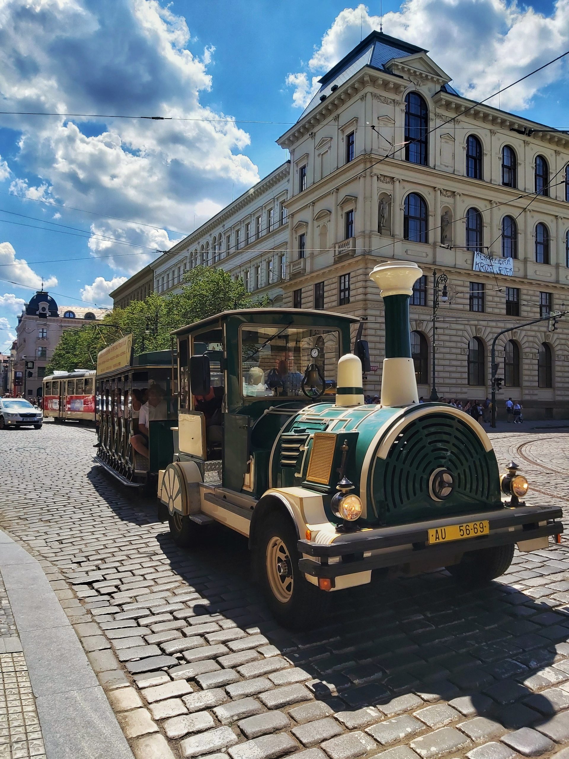 Fun Toy Train at Prague, Czech Republic