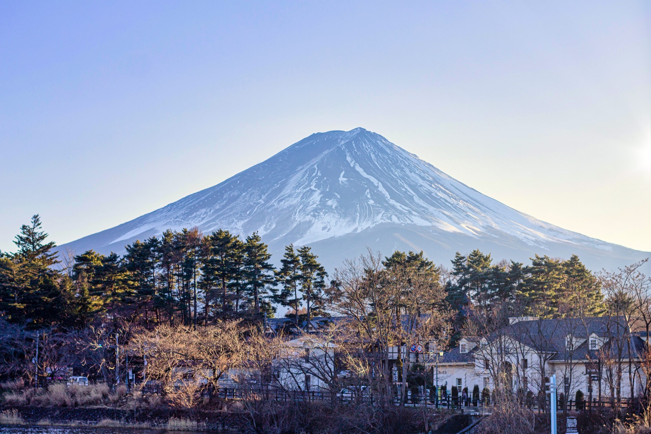 The famous Mt. Fuji of Japan.