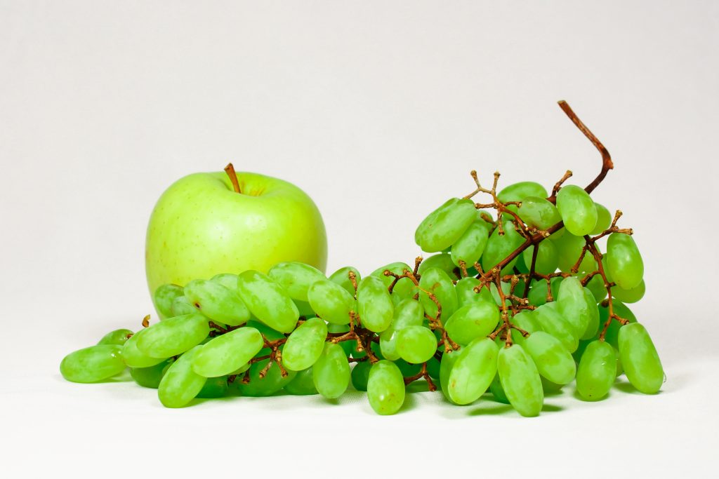 Grapes and golden apple PixaHive