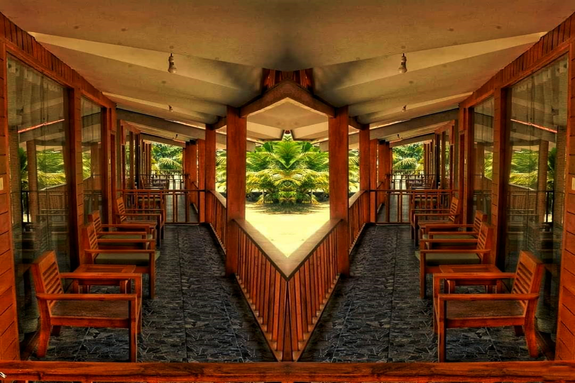 Hotel Passage Mirror Image
