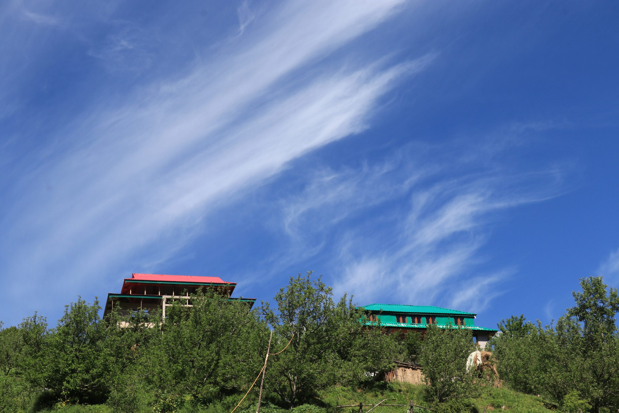 Houses of a hill station