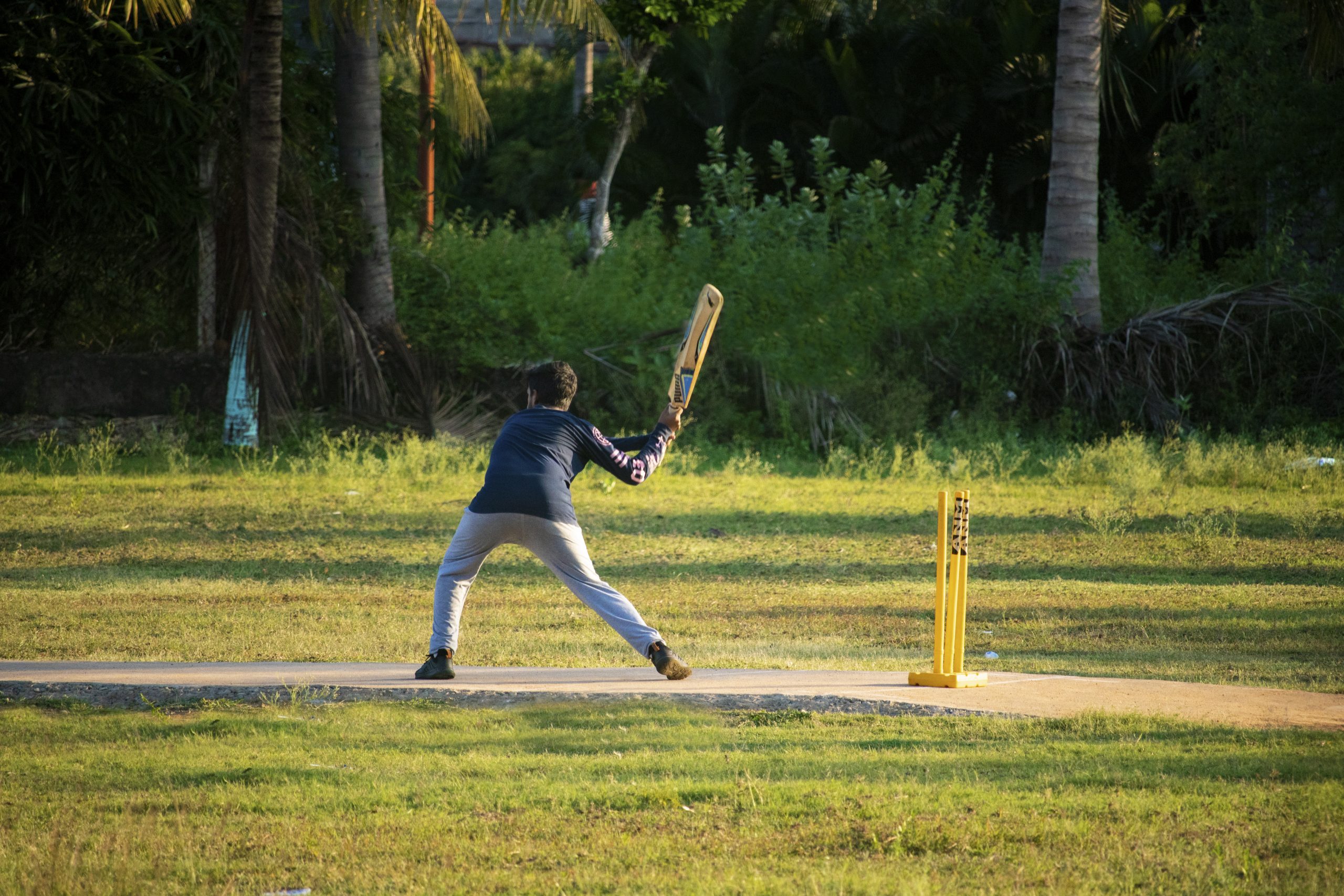 Cricket Player Kid