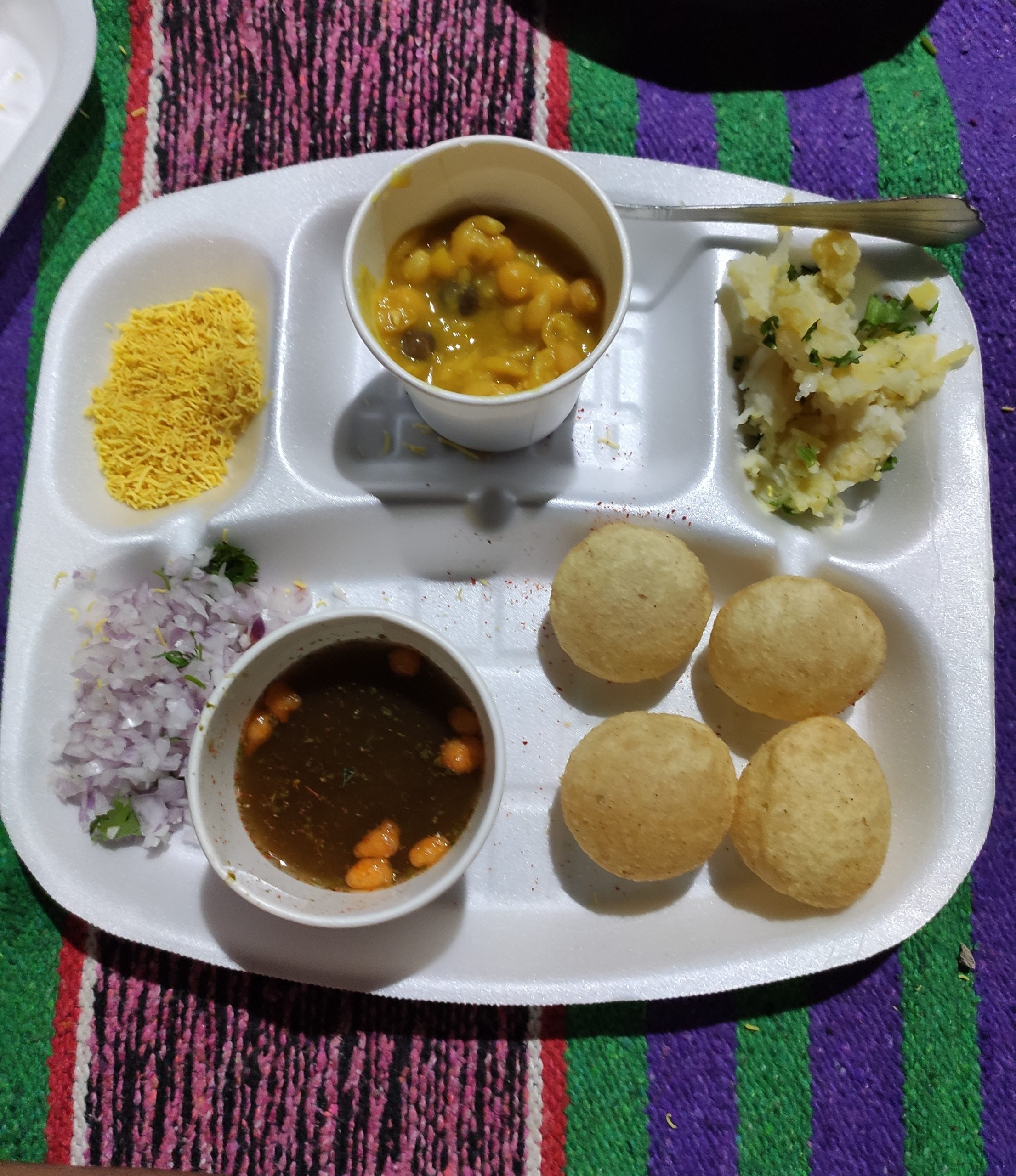 Indian Chaat Plate