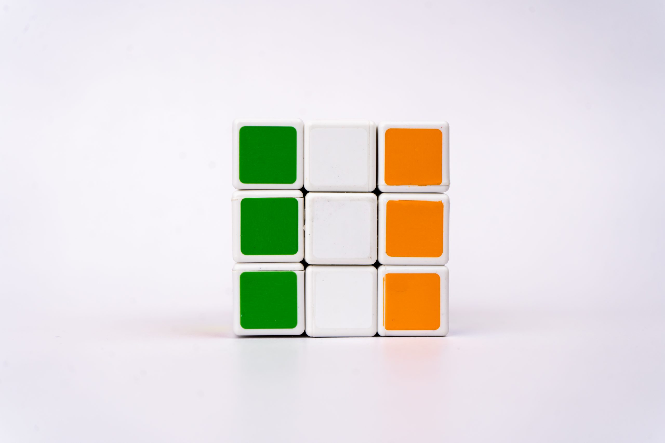 Ireland flag on cube
