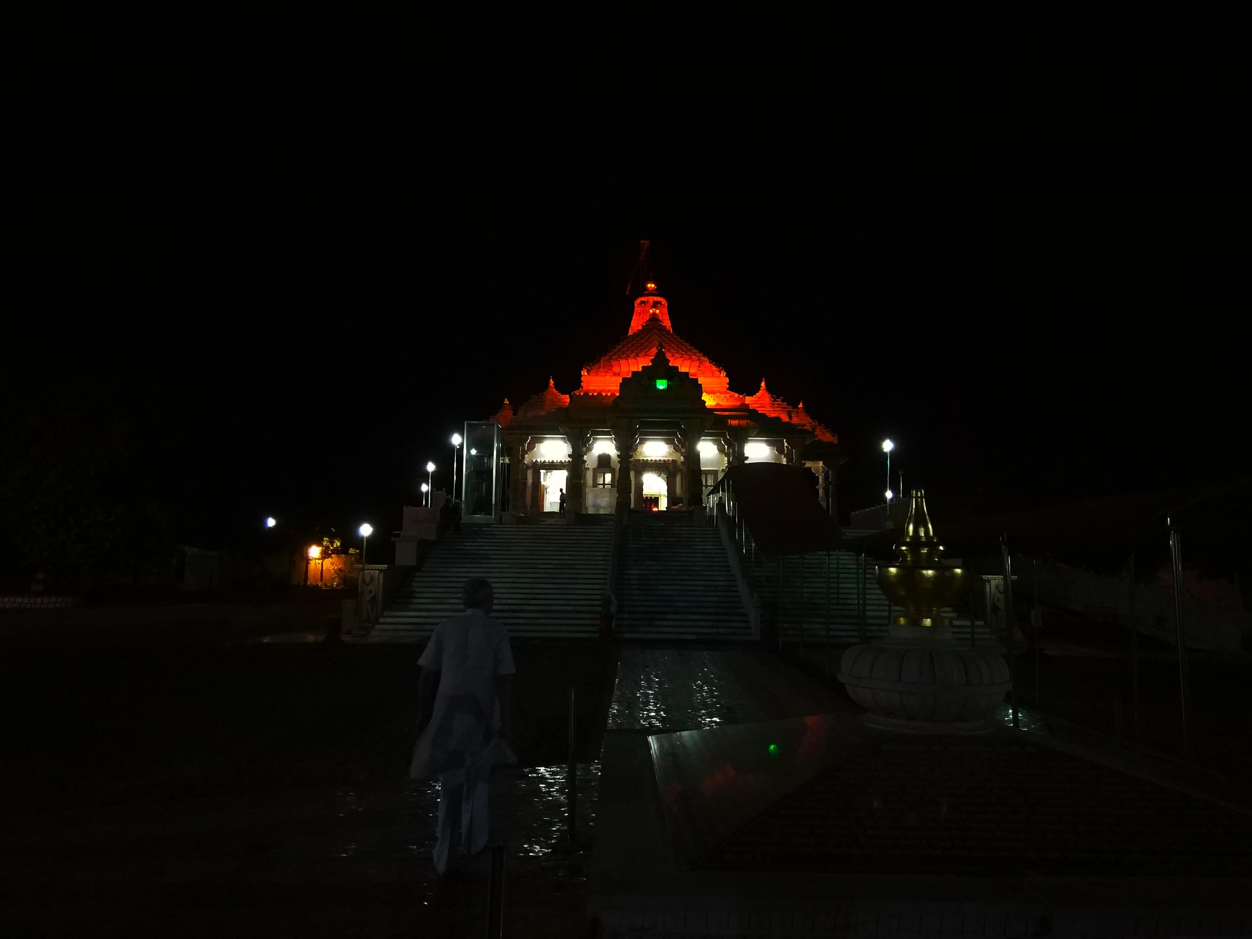 Jain Temple, Bhadravati Night Scenery