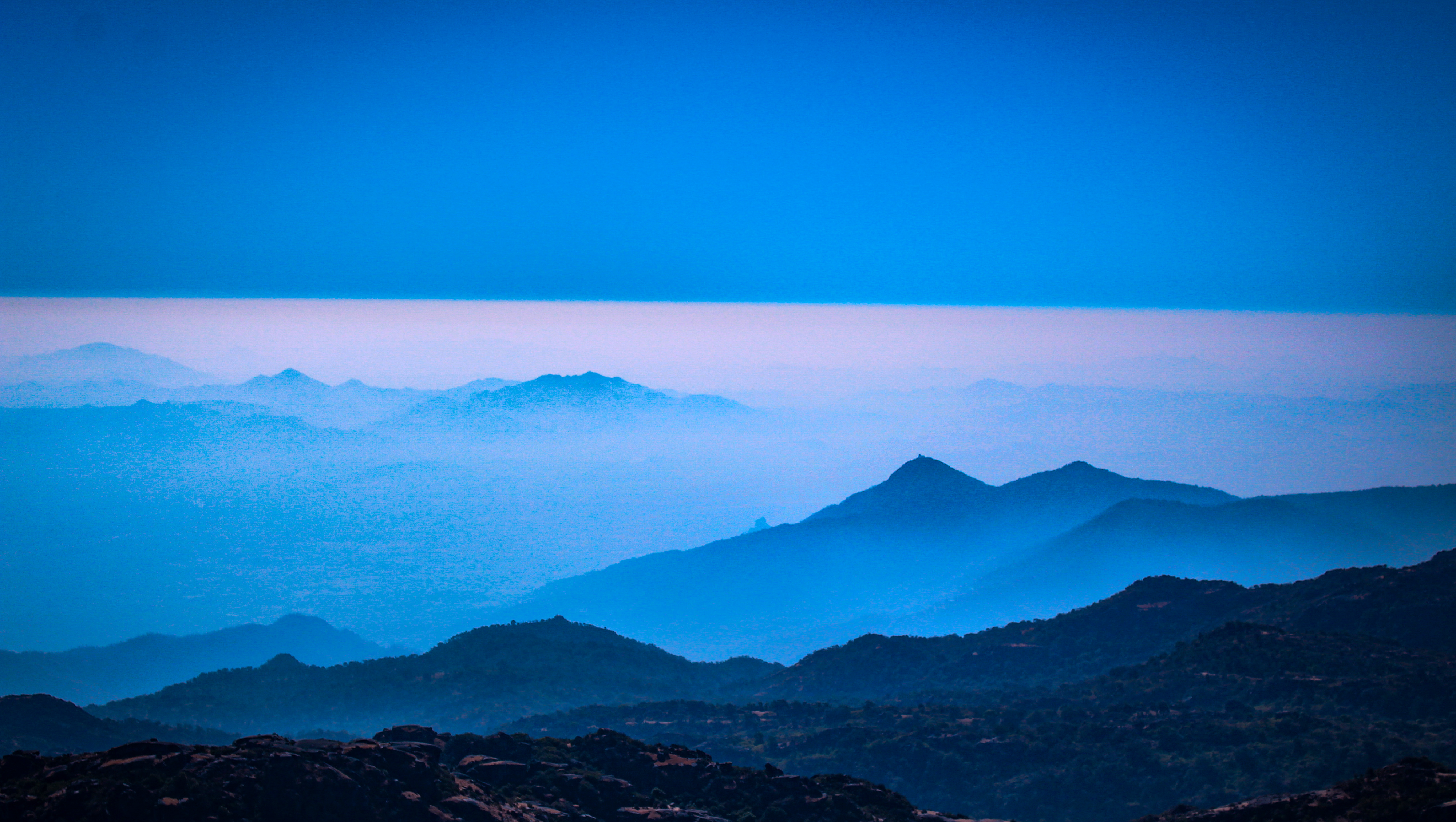 Blue Misty Mountains