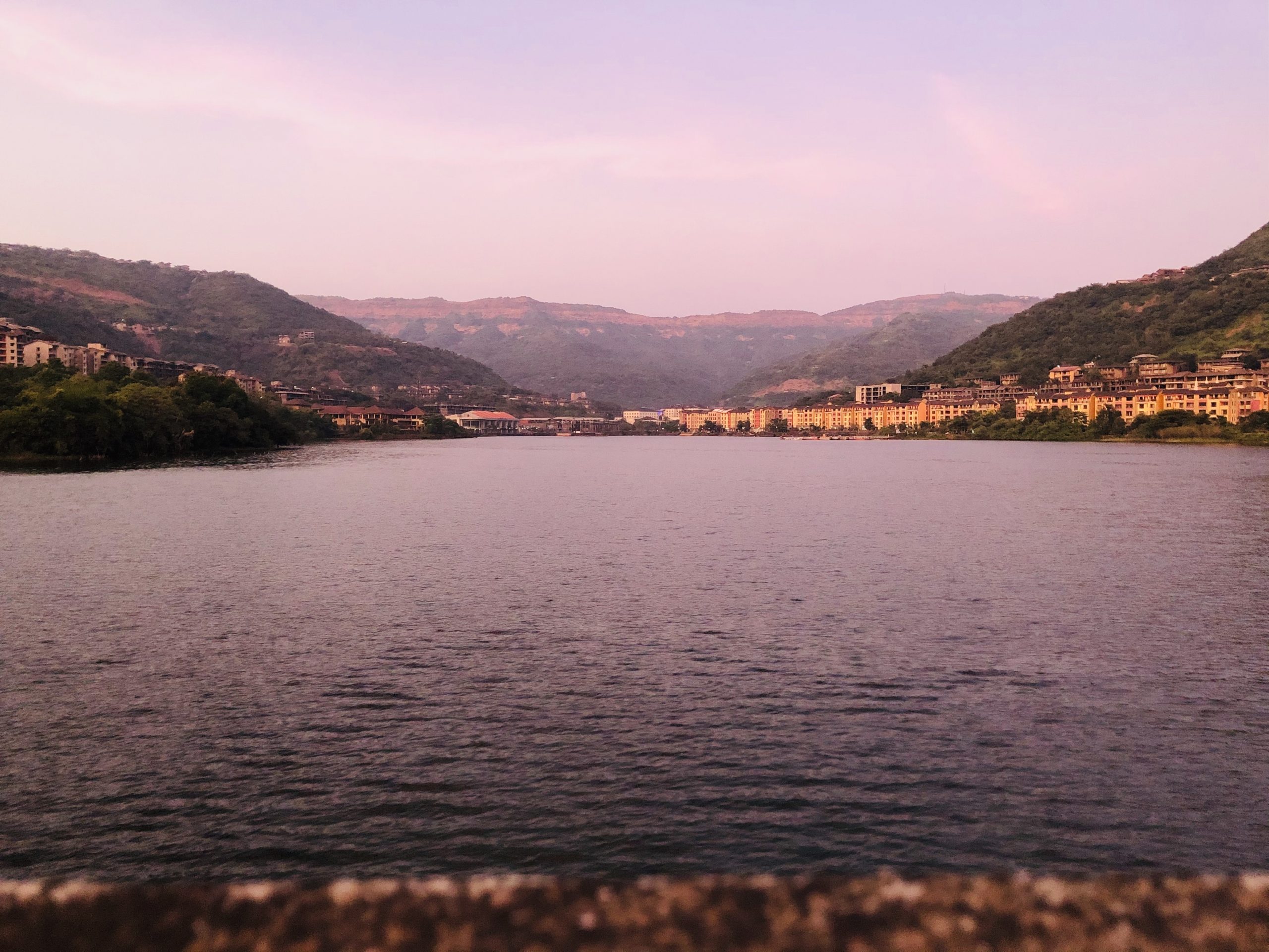 Lavasa city lake in Pune