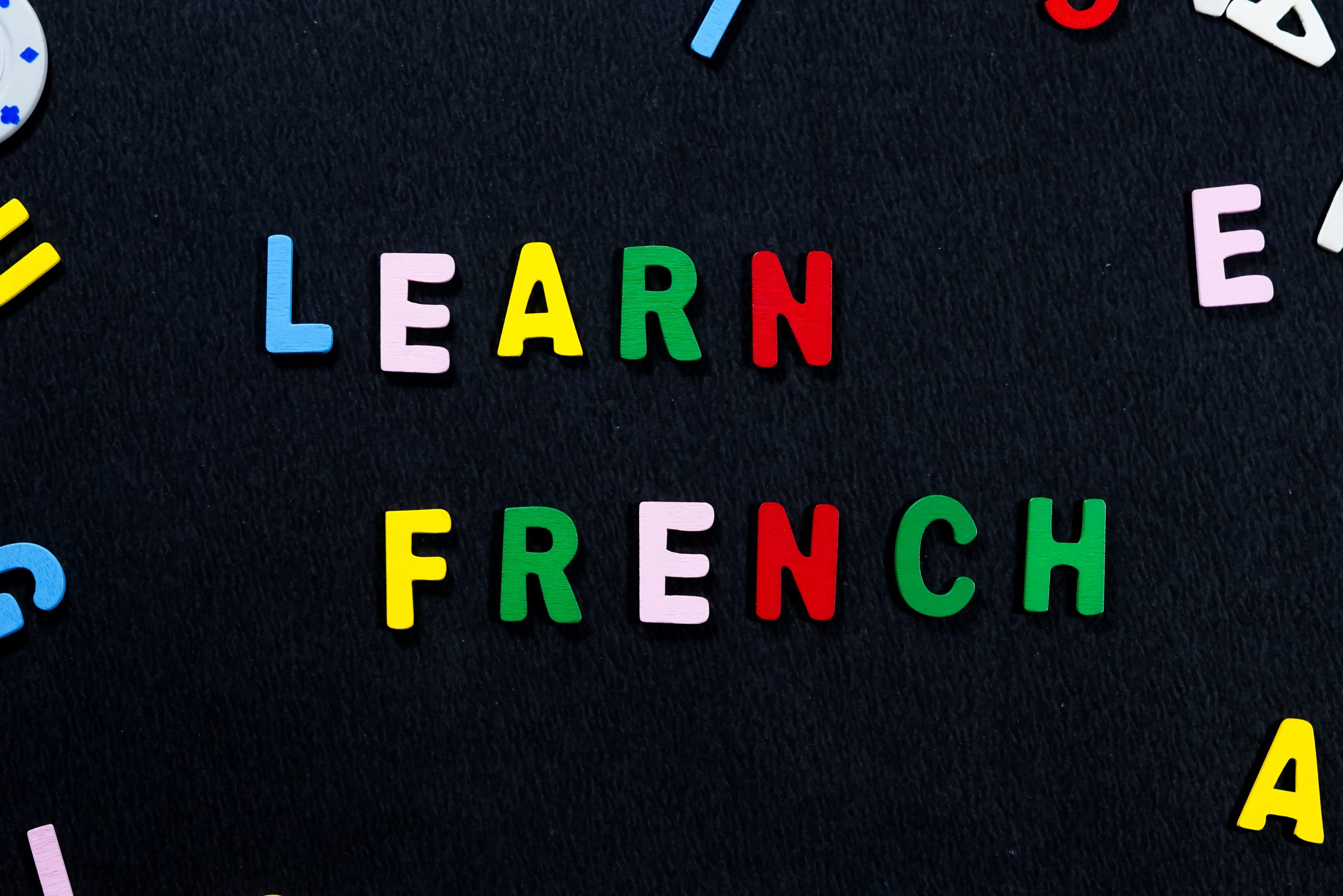 An advertisement for learning French