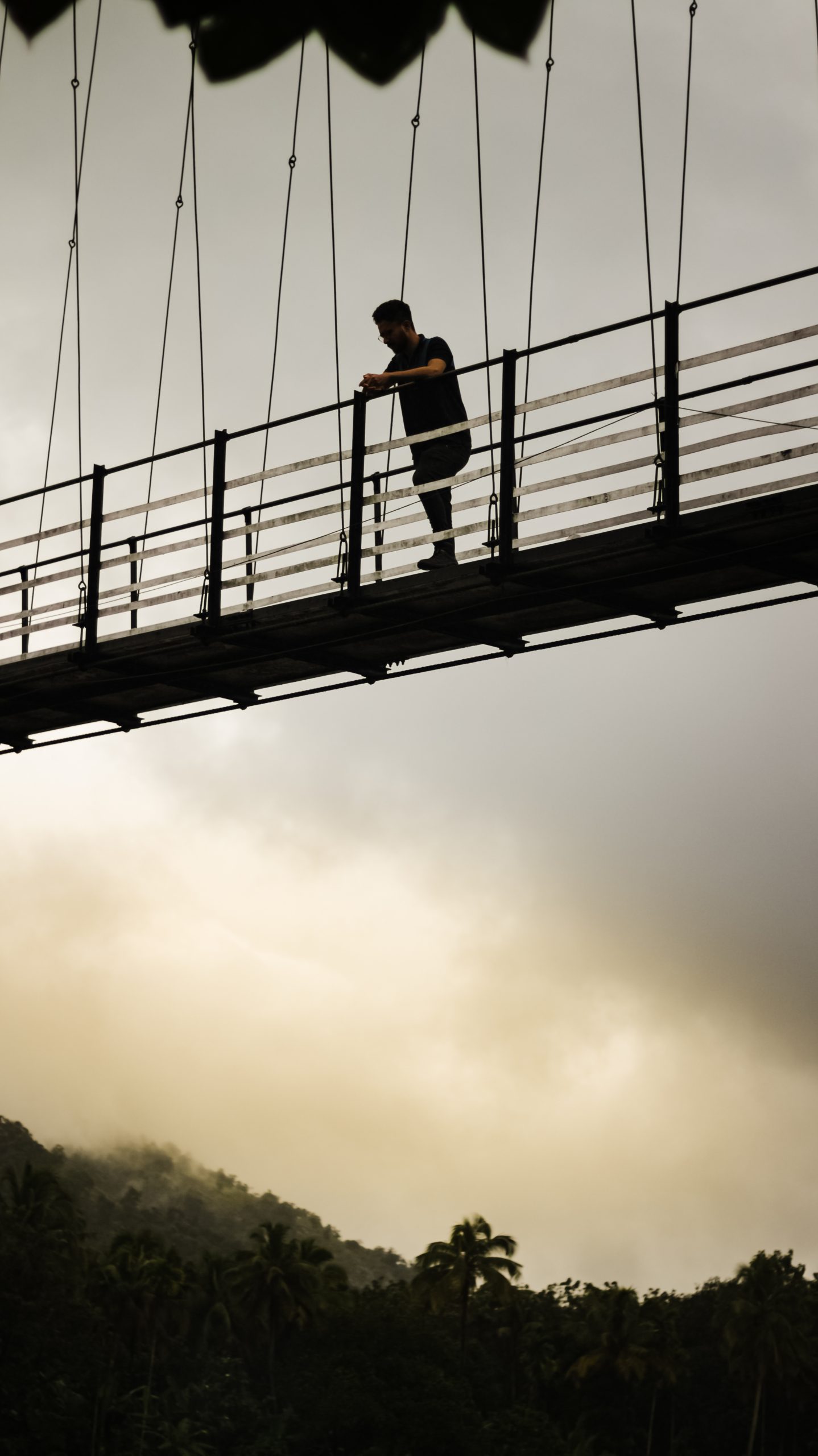 Man On the bridge
