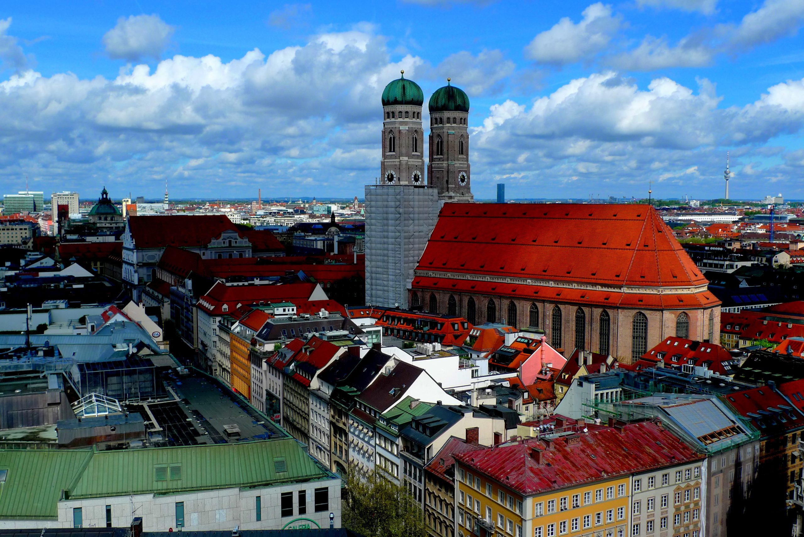 munich city aerial view