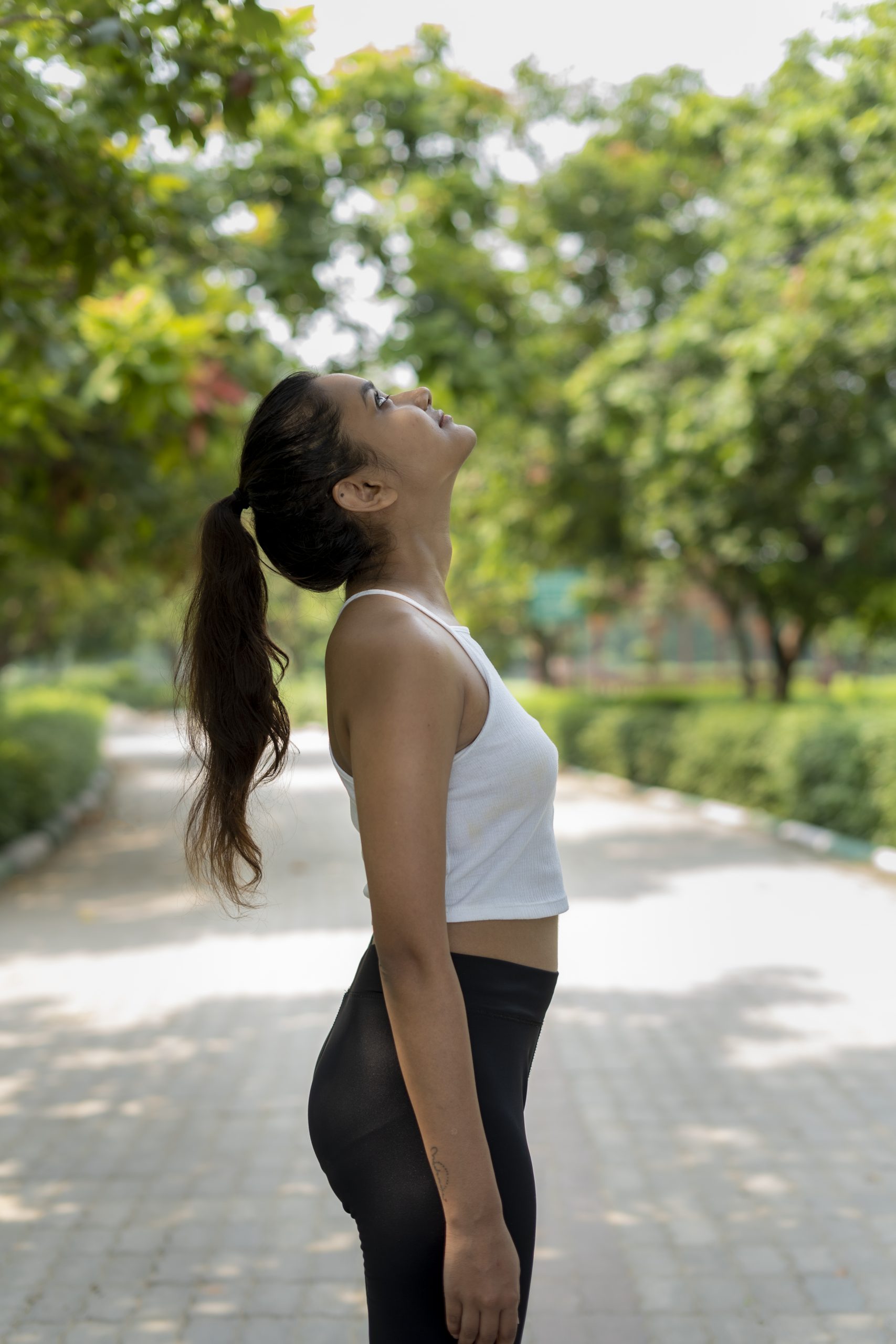 Neck stretch exercise