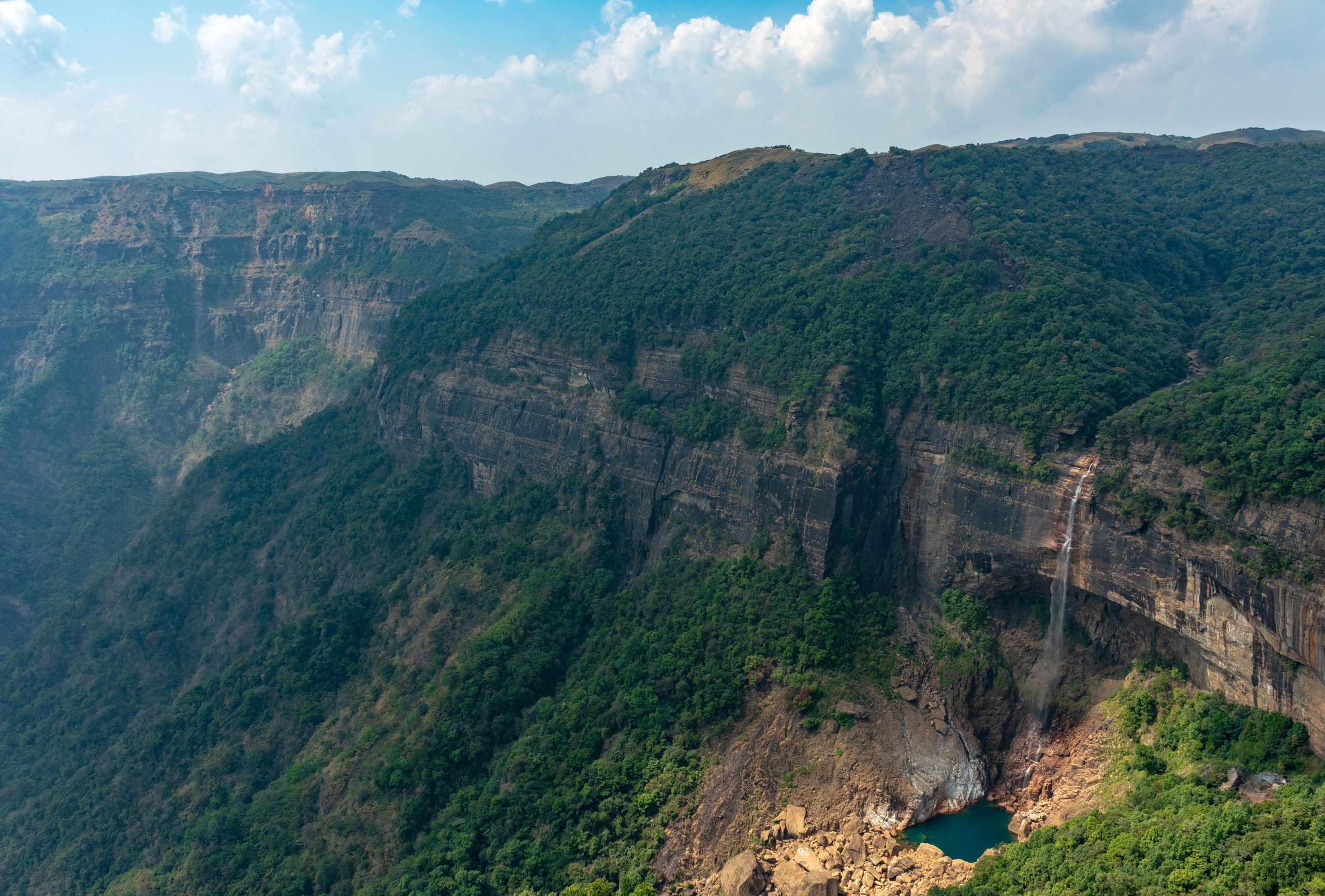 Nohkalikai Falls in India